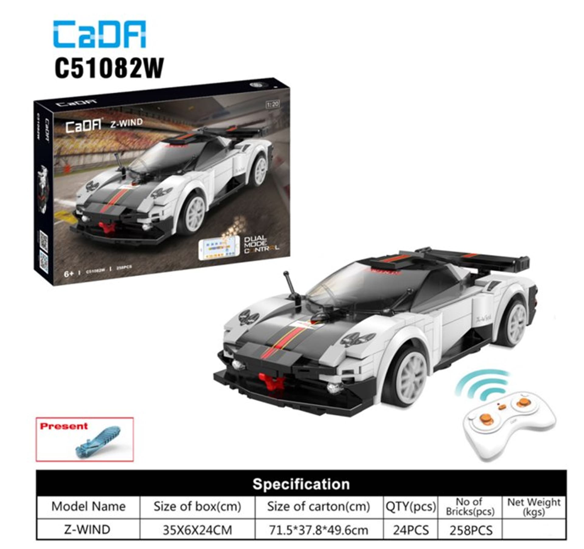 

Klocki R/C Autko Z-WIND EE