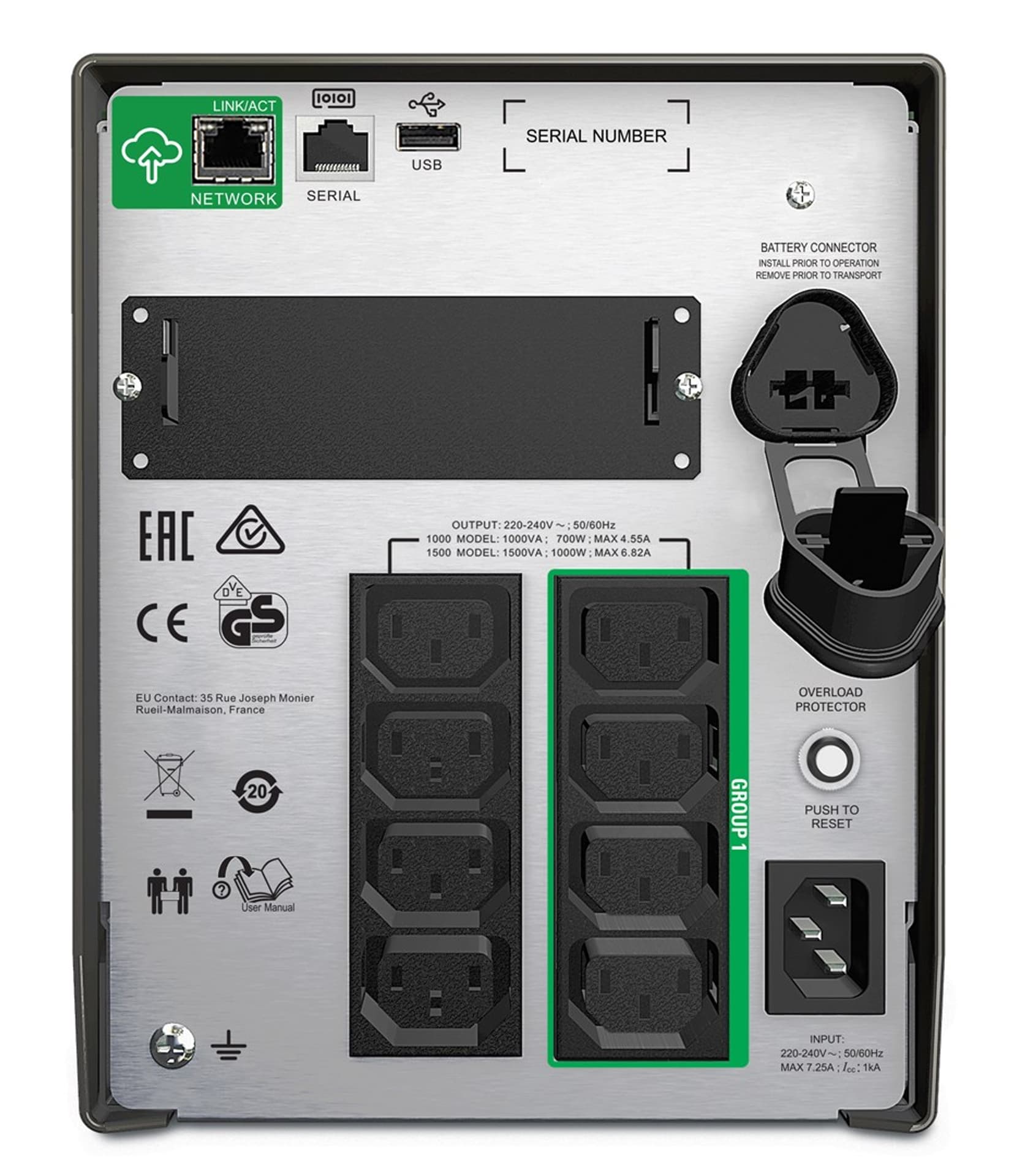

APC Smart-UPS 1000VA LCD 230V