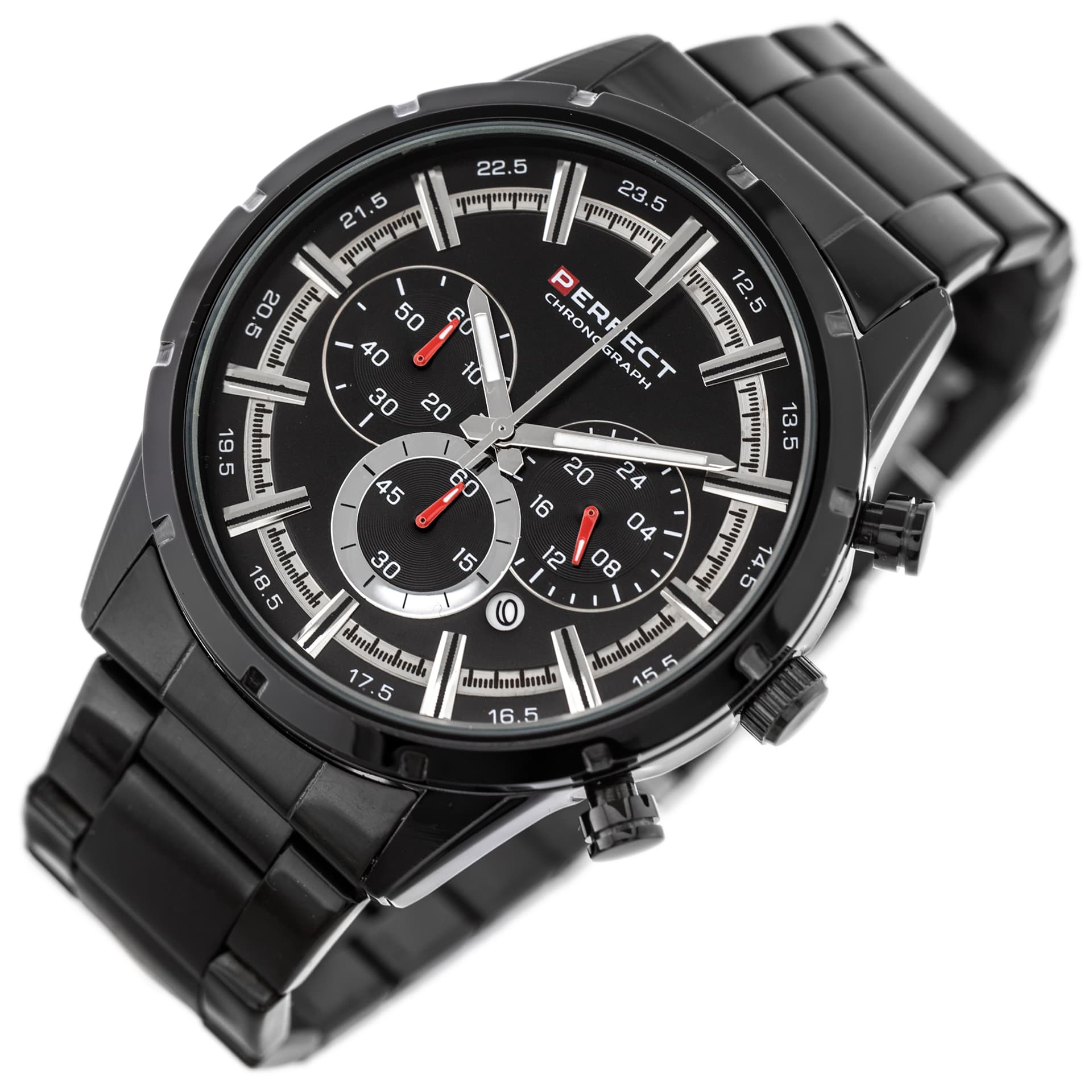 

ZEGAREK MĘSKI PERFECT M507CH - CHRONOGRAF (zp378h) + BOX, Zp378h) + bo