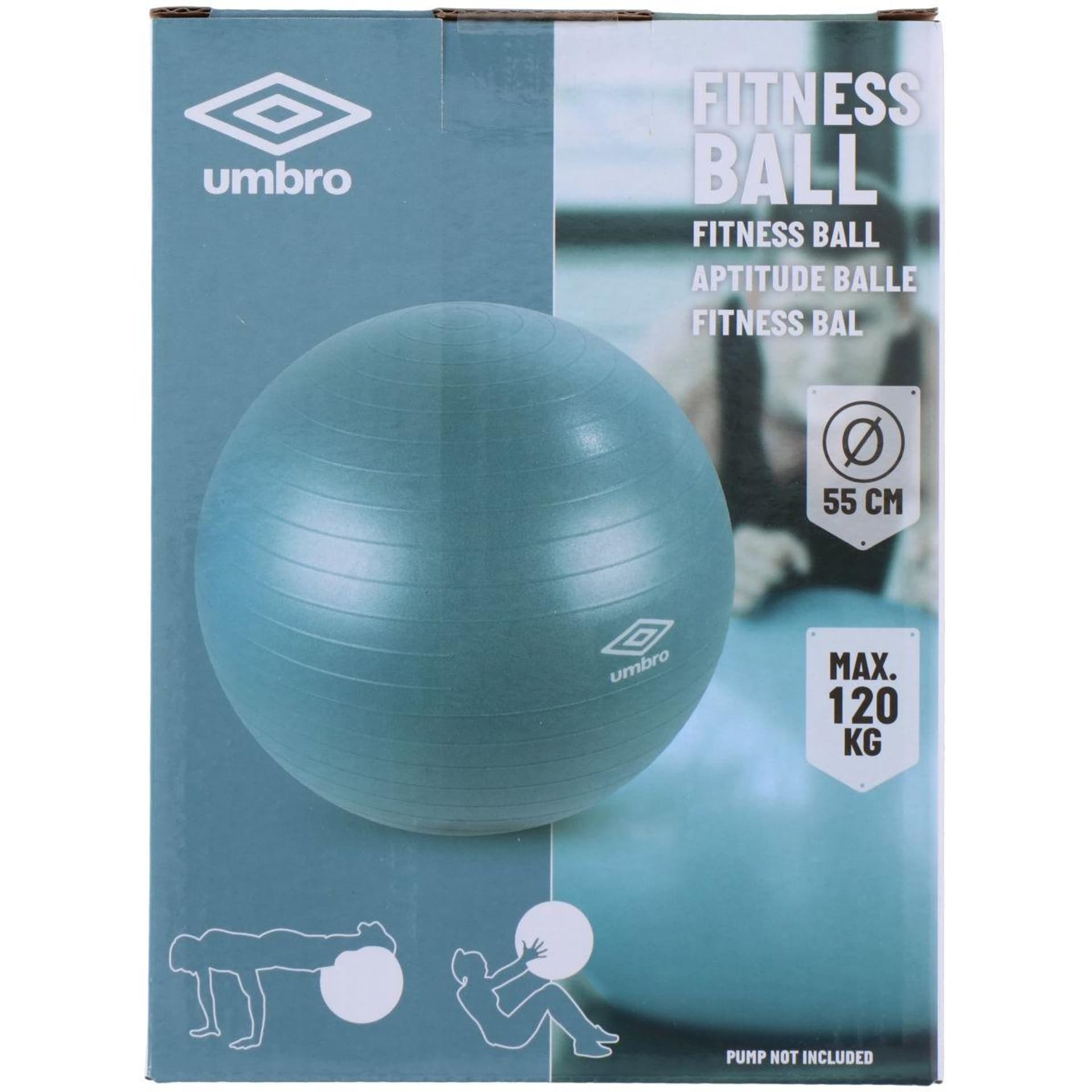 

PIŁKA FITNESS 55CM BLUE UMBRO