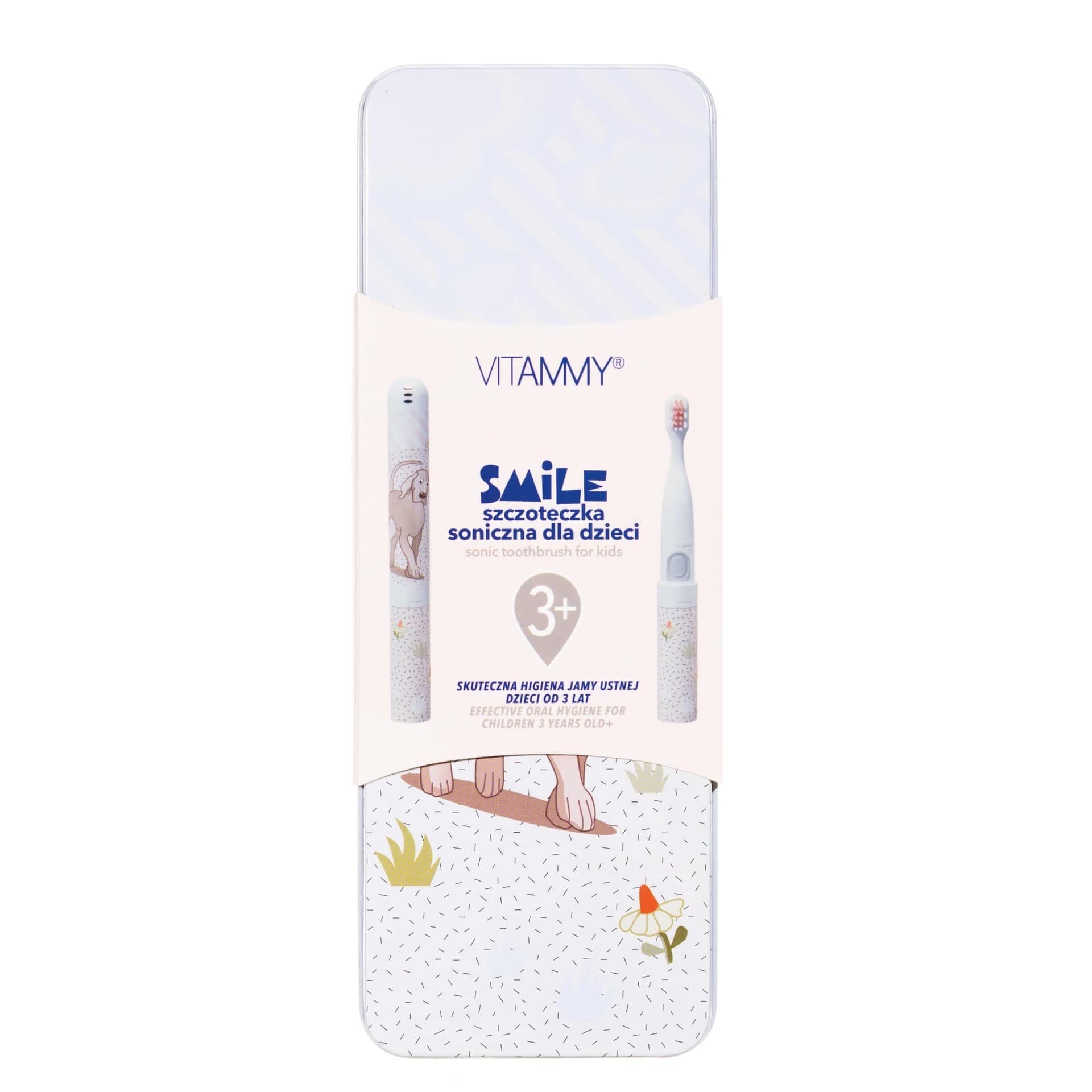 

VITAMMY Smile pies Szczoteczka soniczna dla dzieci z zębami mlecznymi 3 +
