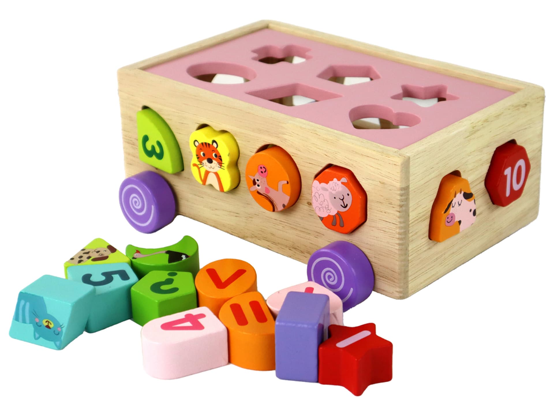 

Drewniany Sorter Edukacyjny Kształty Figury Geometryczne