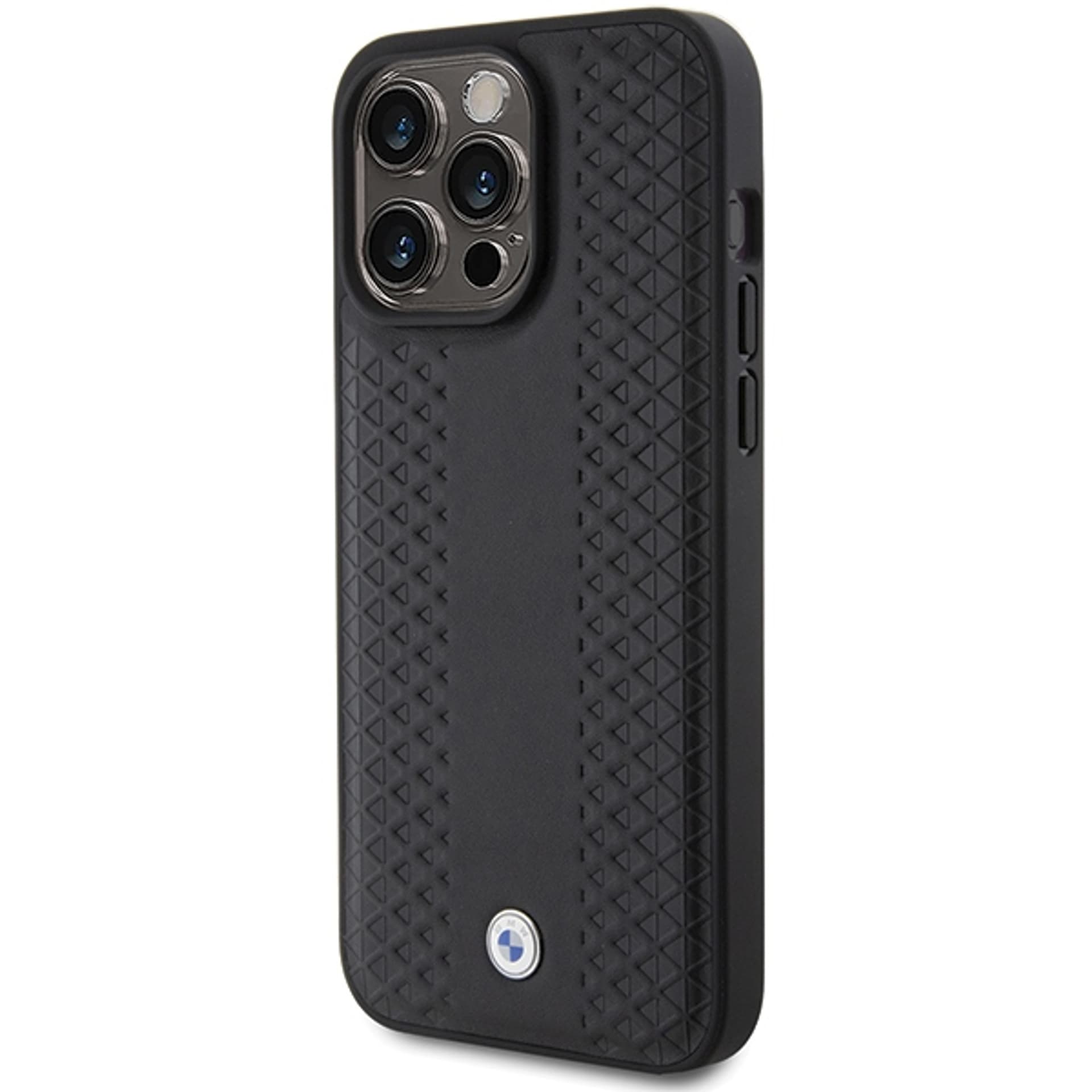 

BMW BMHCP15X22RFGK iPhone 15 Pro Max 6.7" czarny/black Leather Diamond Pattern