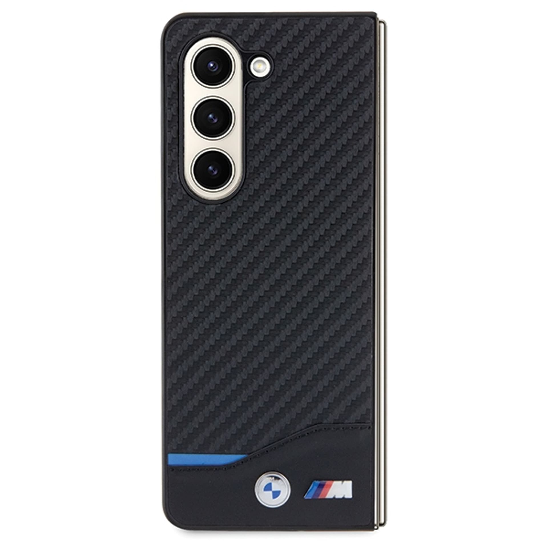 

BMW BMHCZFD522NBCK Z Fold5 F946 czarny/black Leather Carbon