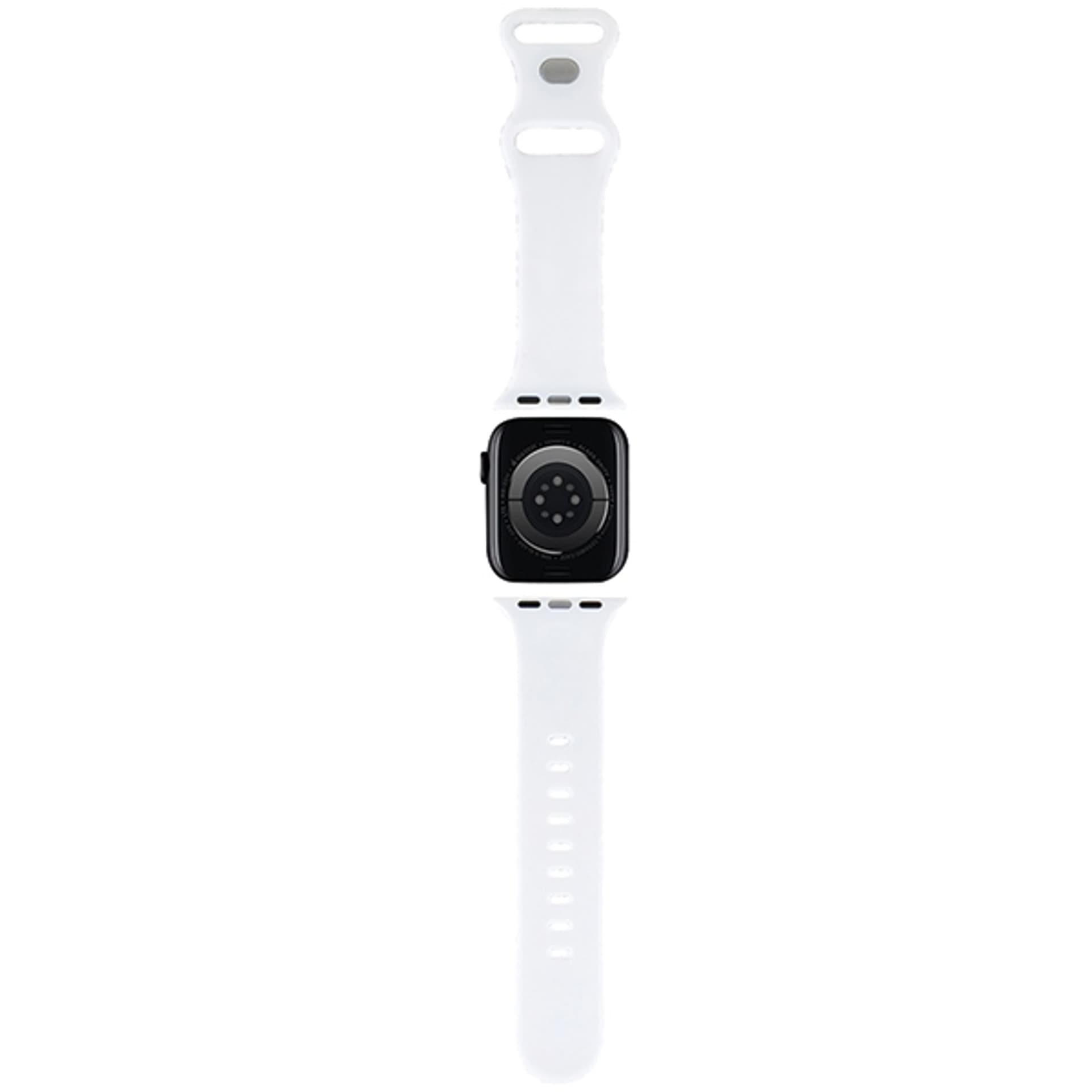 

Hello Kitty Pasek HKAWMSDIESK Apple Watch 38/40/41mm czarny/black strap Silicone Heads & Stripes