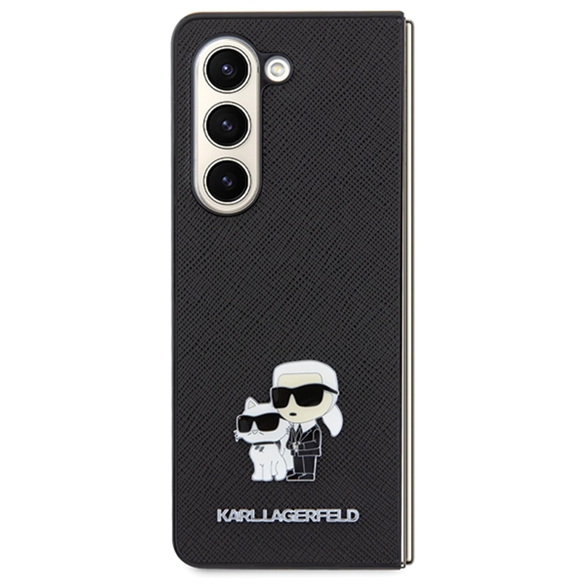 

Karl Lagerfeld KLHCZFD5SAKCNPK Z Fold5 F946 hardcase czarny/black Saffiano Karl&Choupette Pin