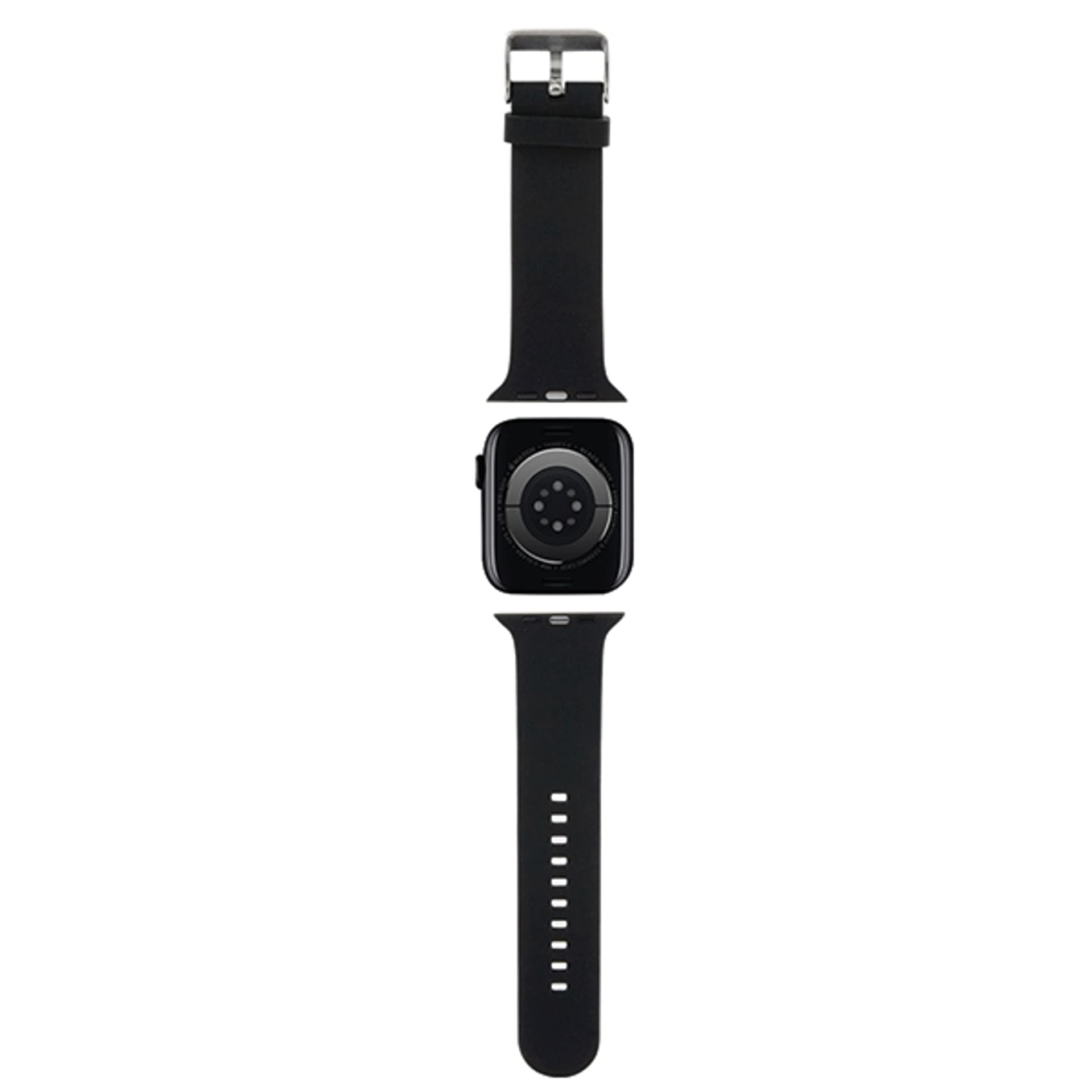 

Karl Lagerfeld Pasek KLAWLSLCNK Apple Watch 42/44/45/49mm czarny/black strap 3D Rubber Choupette Head