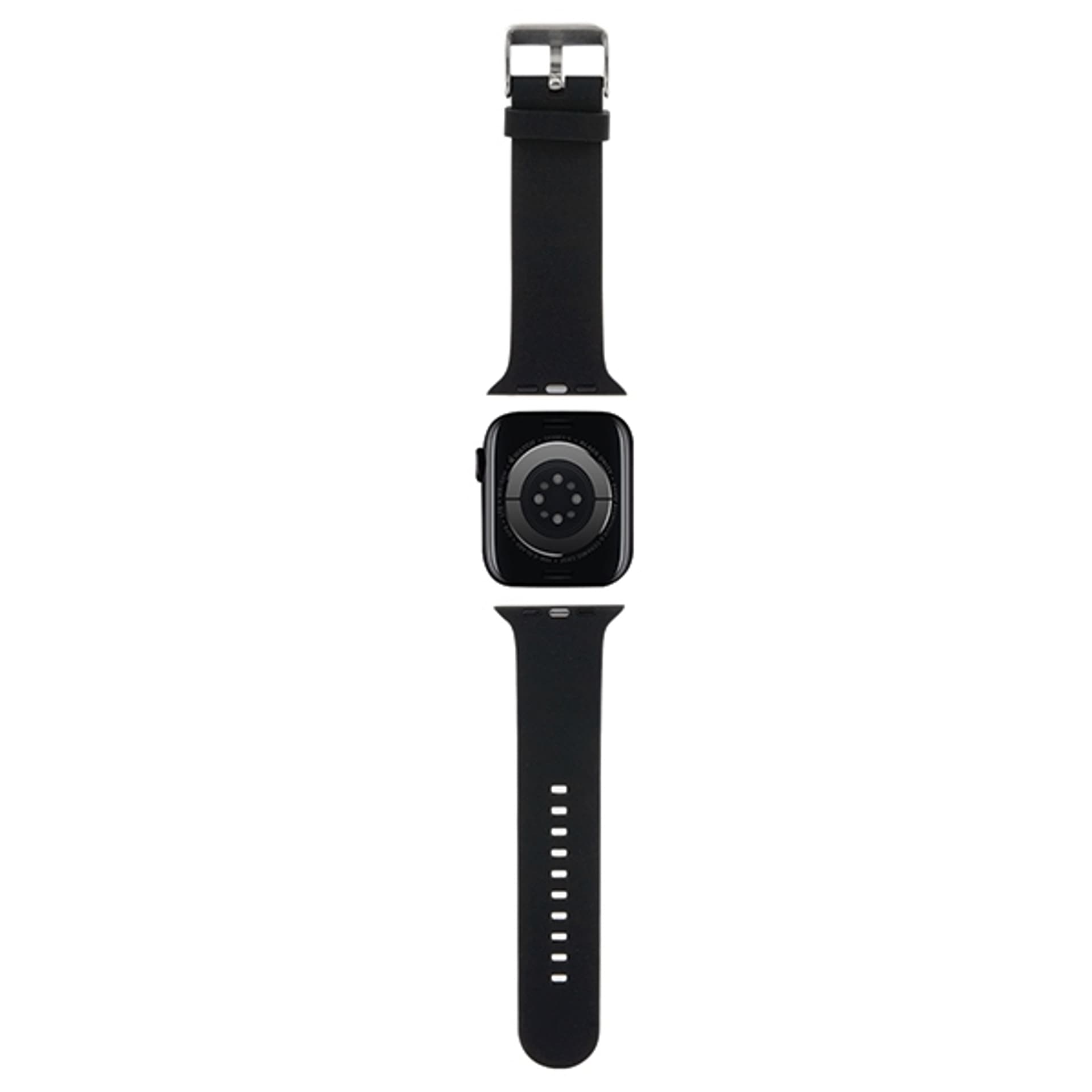 

Karl Lagerfeld Pasek KLAWLSLKNK Apple Watch 42/44/45/49mm czarny/black strap 3D Rubber Karl Head