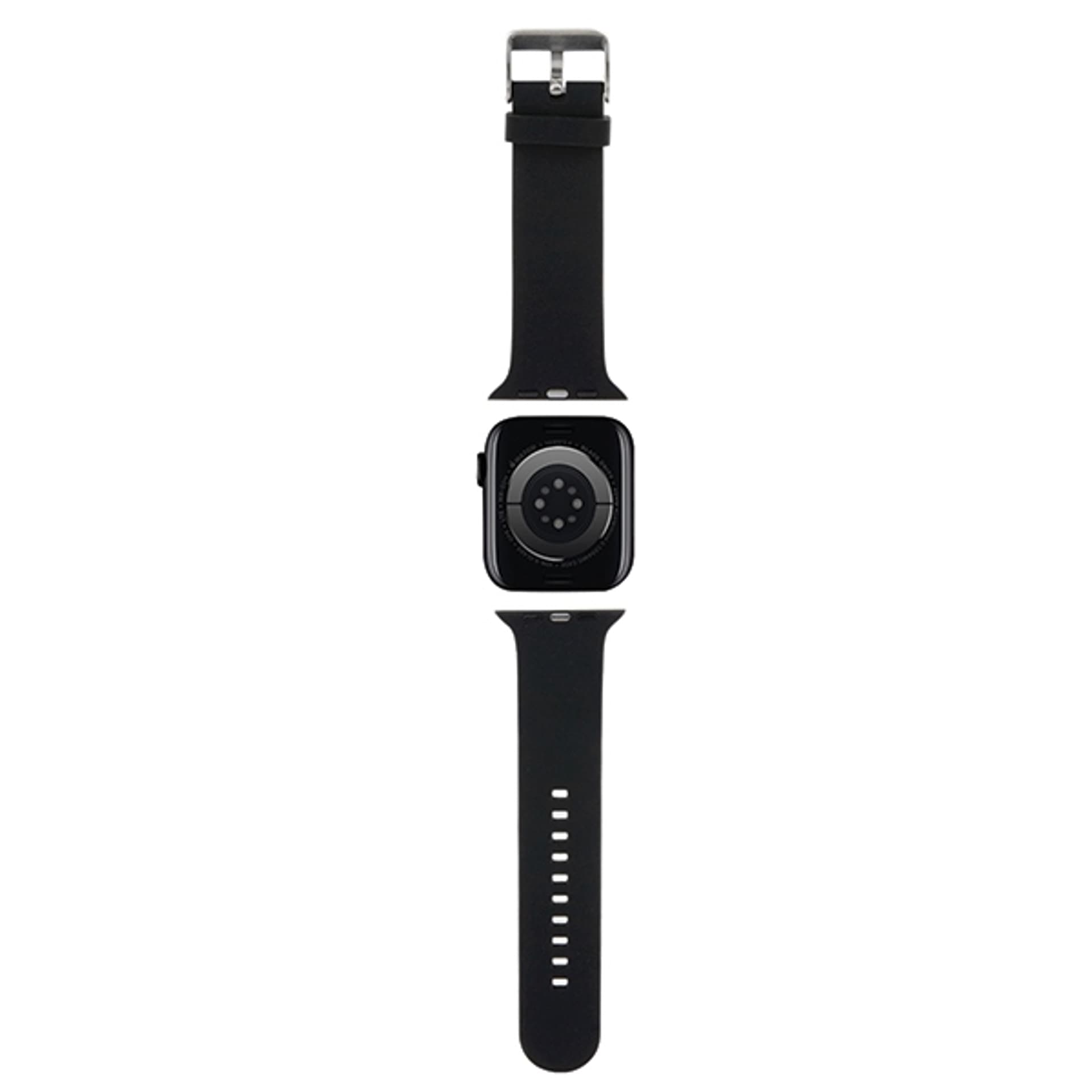 

Karl Lagerfeld Pasek KLAWMSLCNK Apple Watch 38/40/41mm czarny/black strap 3D Rubber Choupette Heads