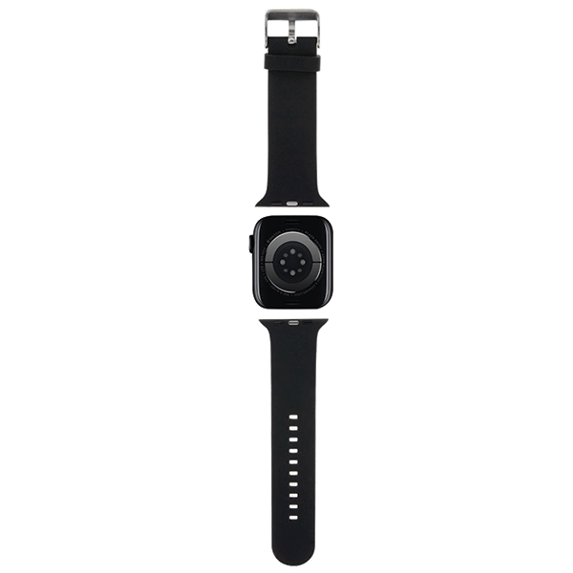 

Karl Lagerfeld Pasek KLAWMSLKNK Apple Watch 38/40/41mm czarny/black strap 3D Rubber Karl Head