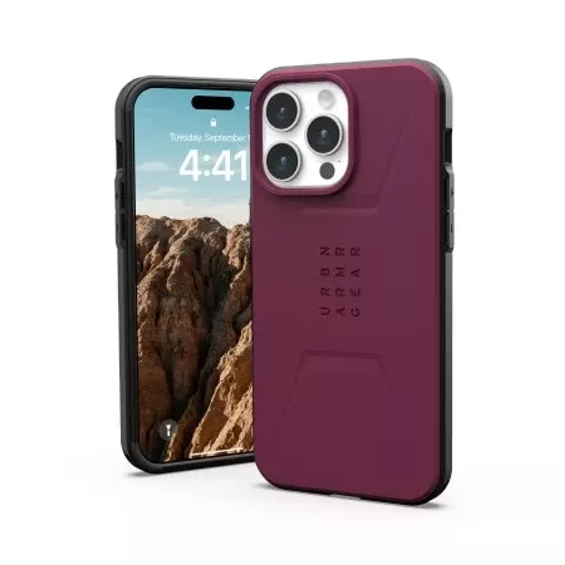 

Etui UAG Civilian Magsafe - obudowa ochronna do iPhone 15 Pro Max (bordeaux)