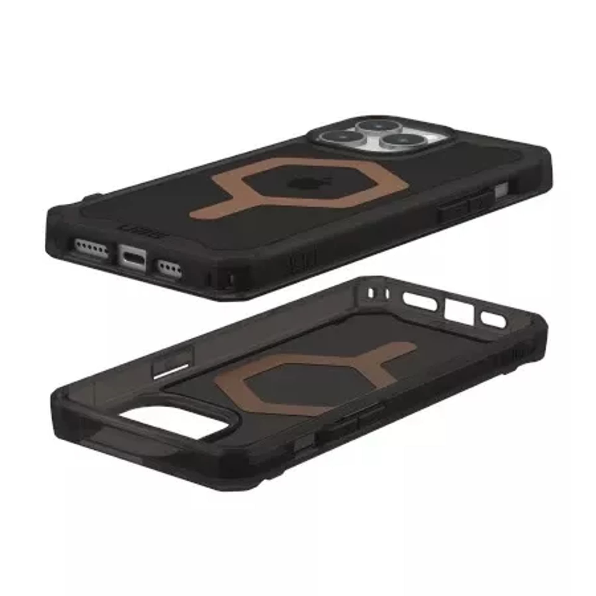 

Etui UAG Plyo Magsafe - obudowa ochronna do iPhone 15 Pro Max kompatybilna z MagSafe (black-bronze)