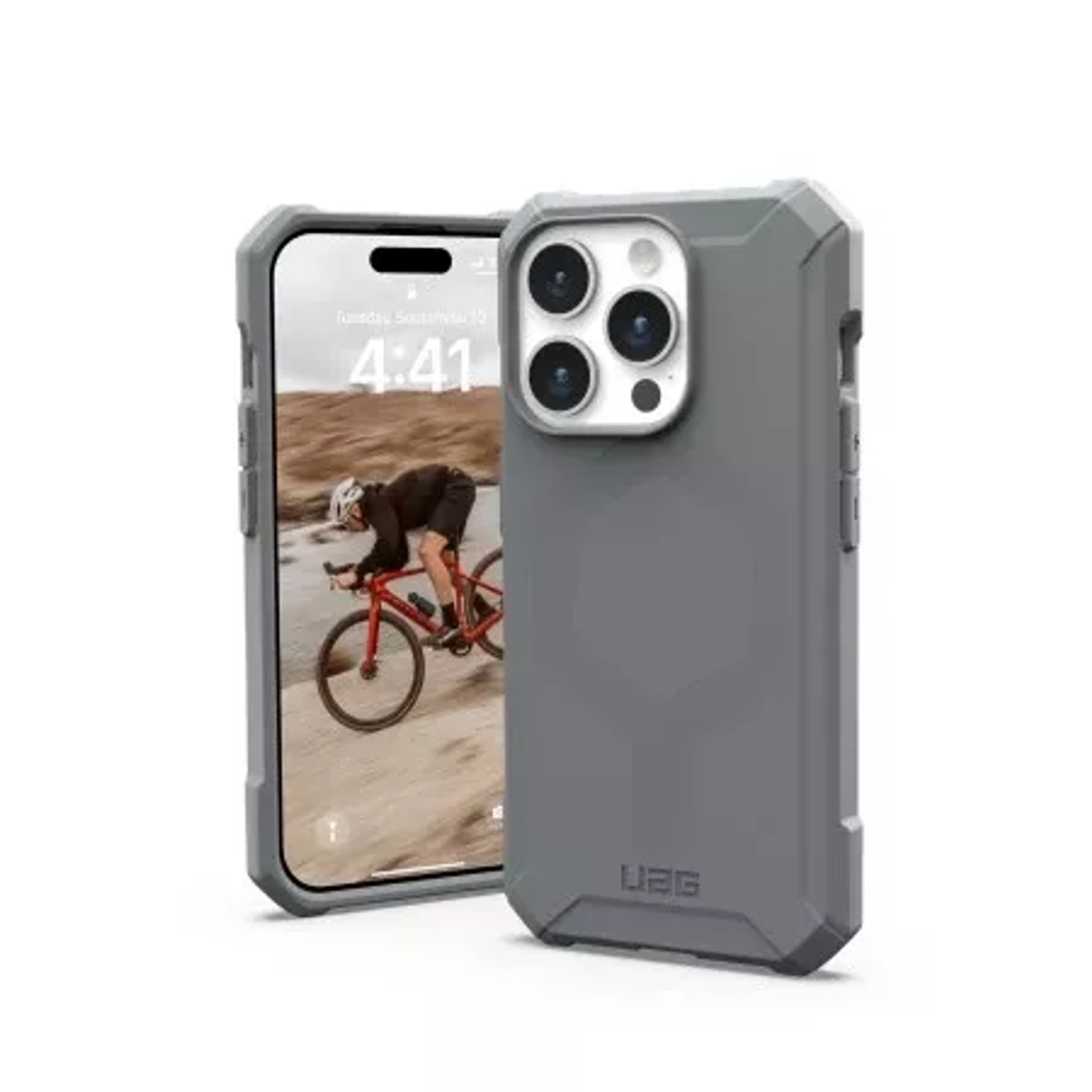 

Etui UAG Essential Armor Magsafe - obudowa ochronna do iPhone 15 Pro (silver)