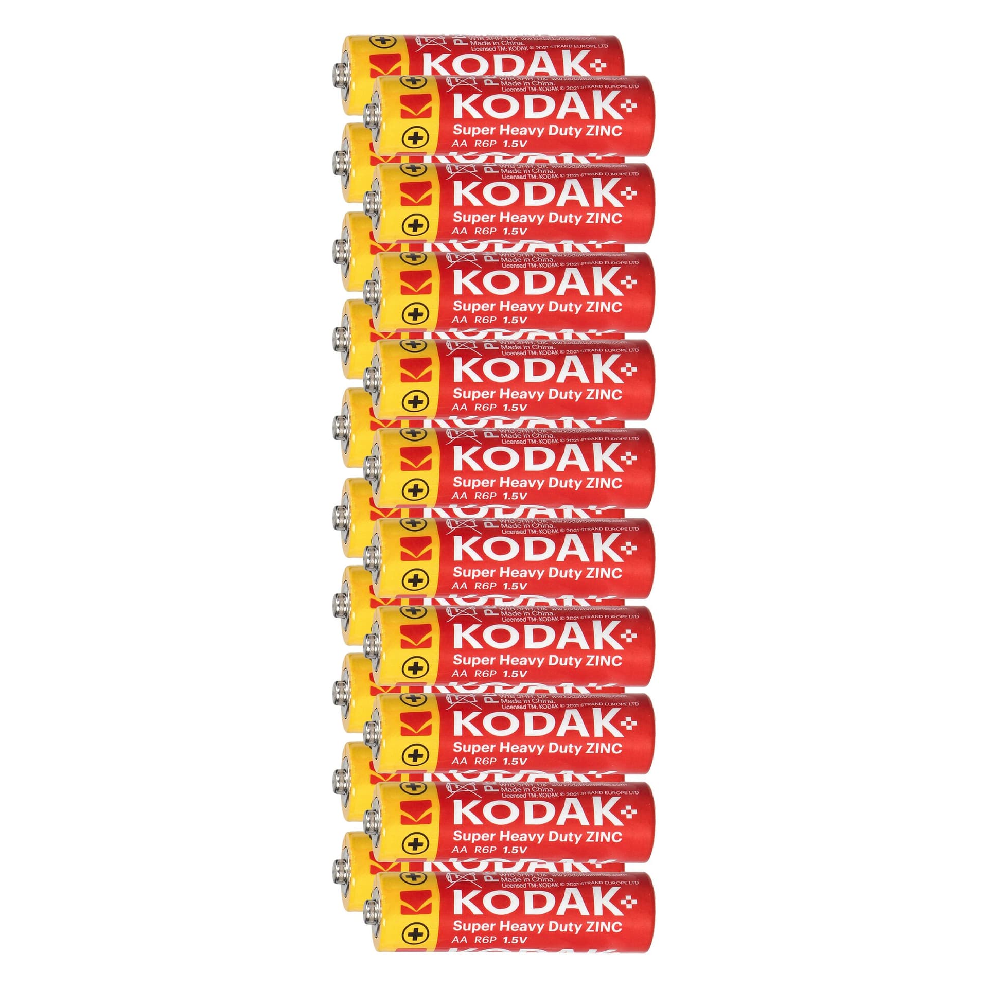 

Baterie Kodak ZINC Super Heavy Duty AA LR6, 20 szt. folia