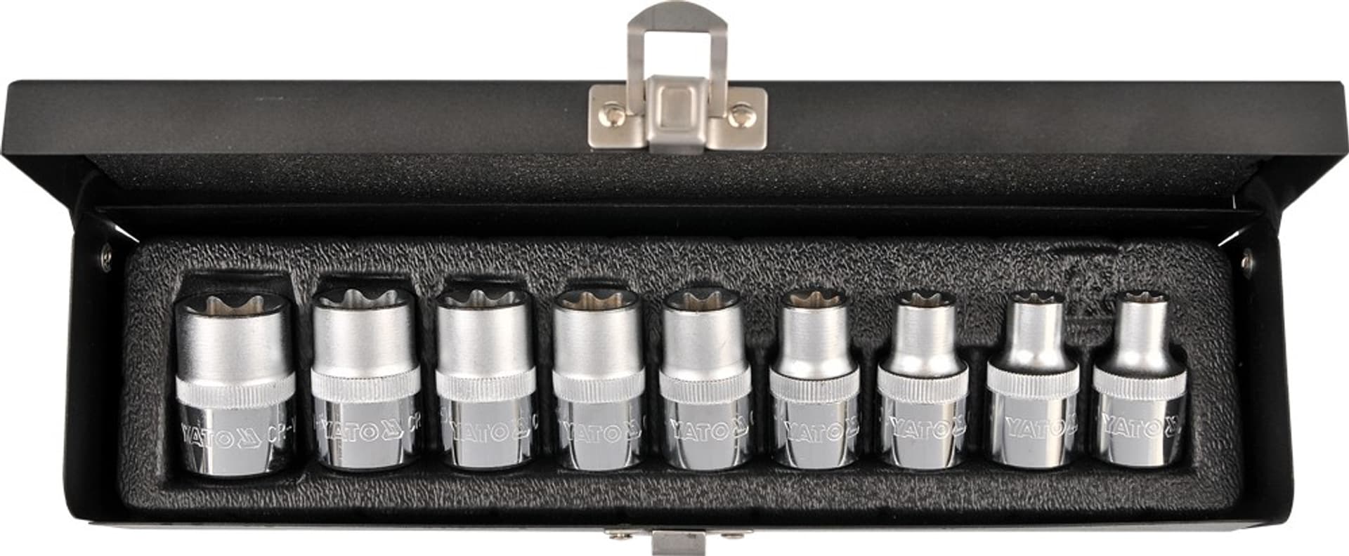 

KLUCZE NASADOWE TORX E10-24 ZESTAW 9-SZTUKOWY