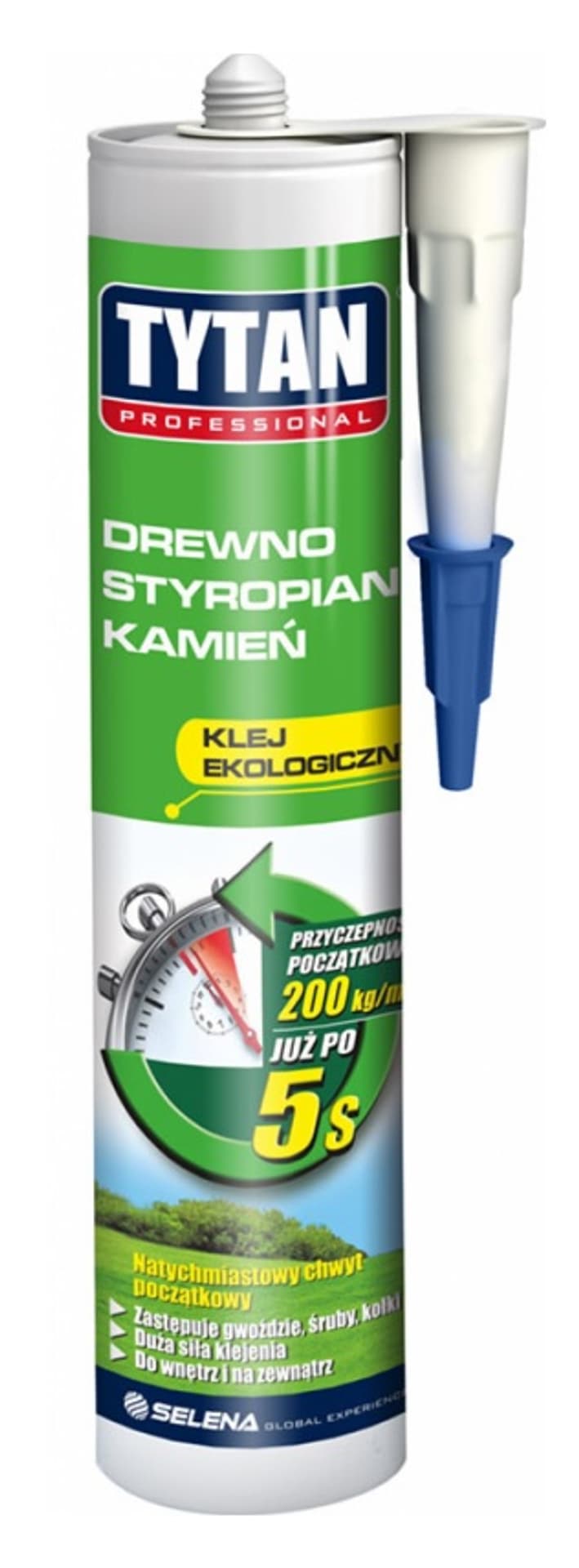 

KLEJ MONTAŻOWY 290ML TYTAN EKOLOGICZNY WODNY