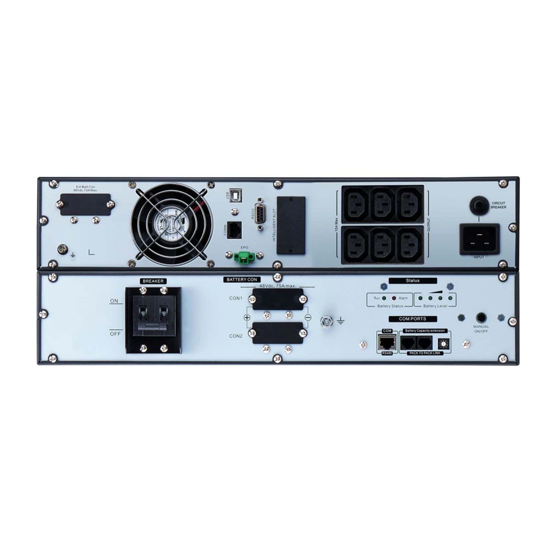 

APC Easy UPS On-Line Li-Ion SRVL RT Ext. Runtime 2000VA 230V, with Rail Kit