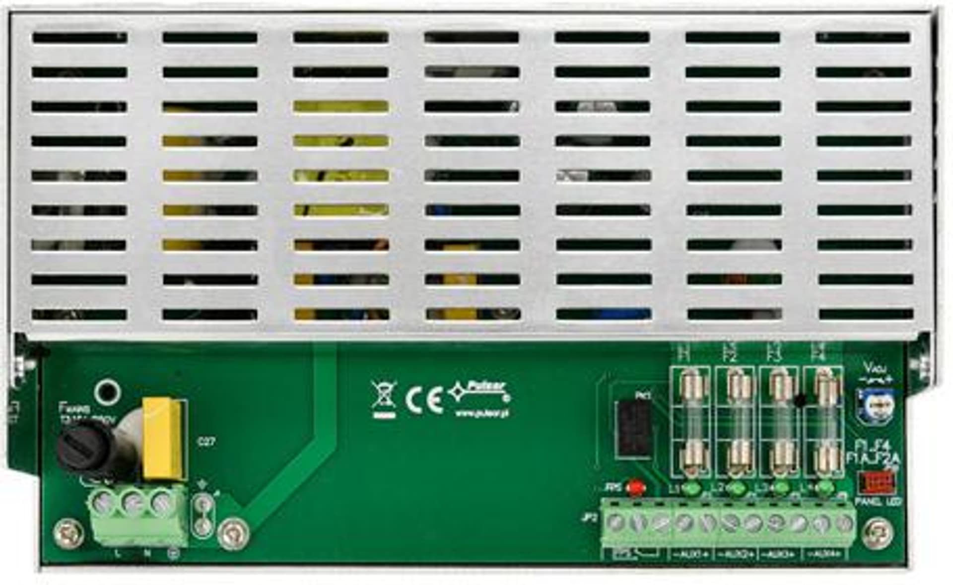 

ZASILACZ IMPULSOWY STABILIZOWANY DO 4 KAMER HD Pulsar HPSDC-12V4X1A 12V/4A/4×1A/TOPIC