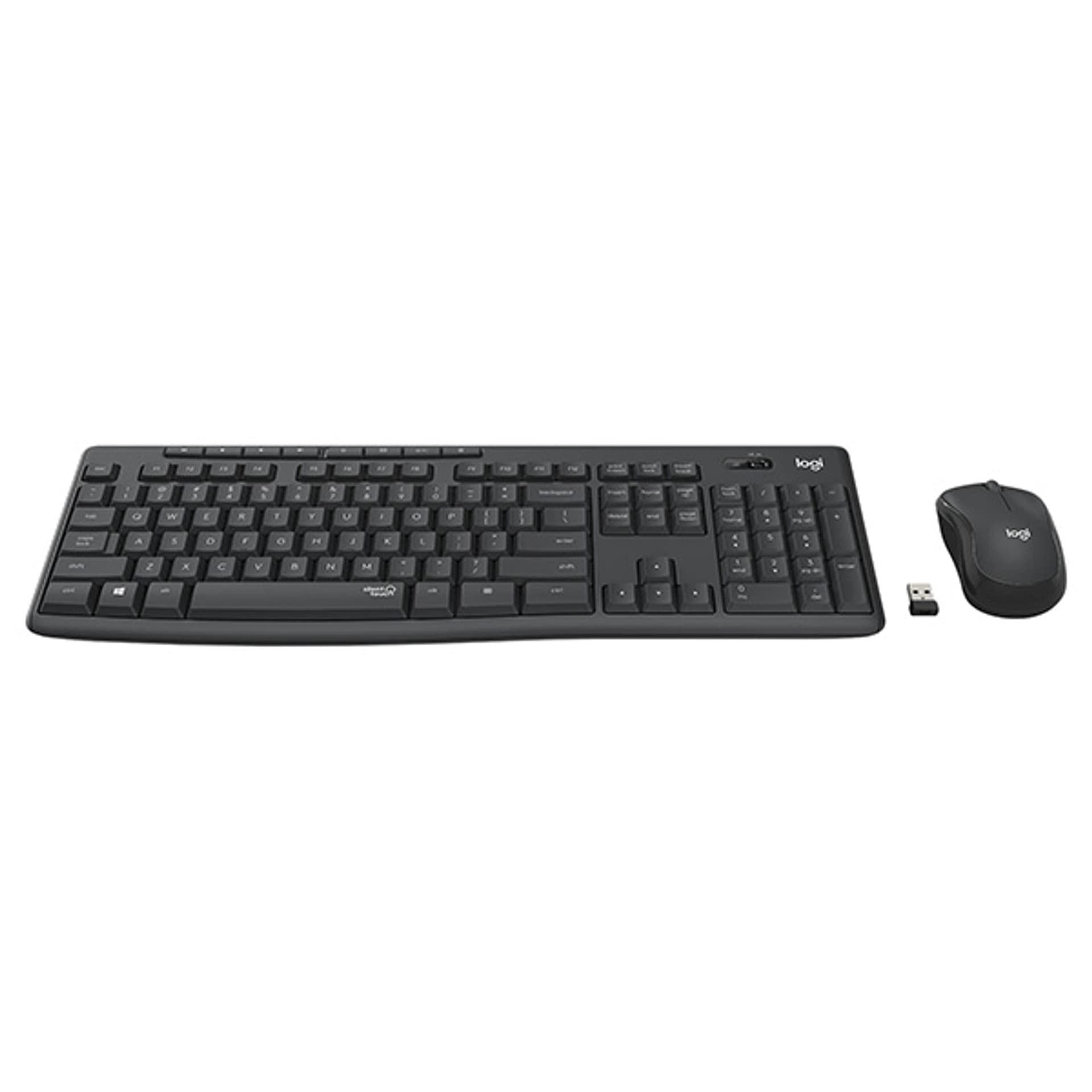 

Logitech MK295, zestaw klawiatura z myszą optyczną bezprzewodową, AAA, CZ, multimedialny, 2.4 [GHz], bezprzewodowa, szara, SilentT