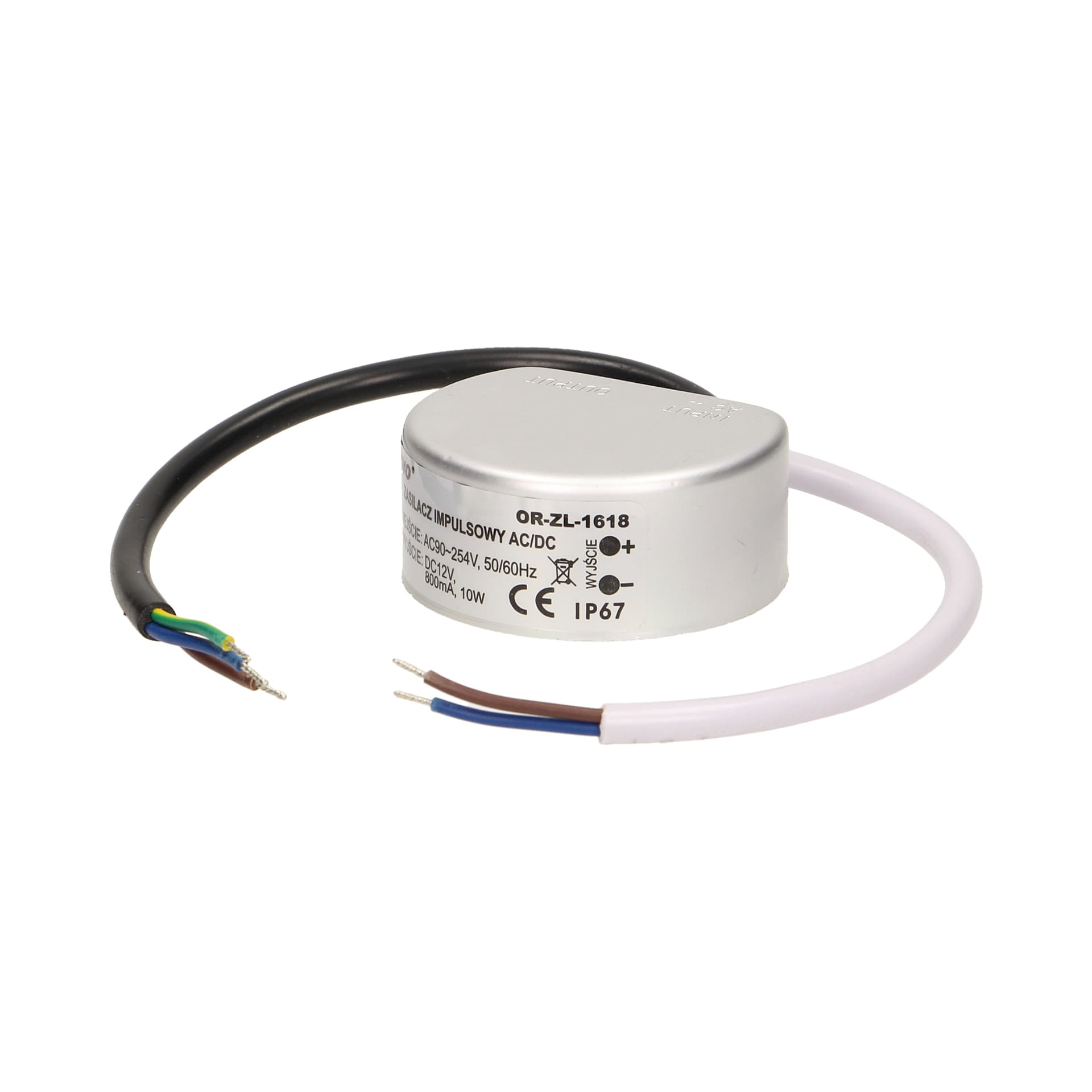 

Zasilacz do LED do puszki 12VDC 10W, IP67
