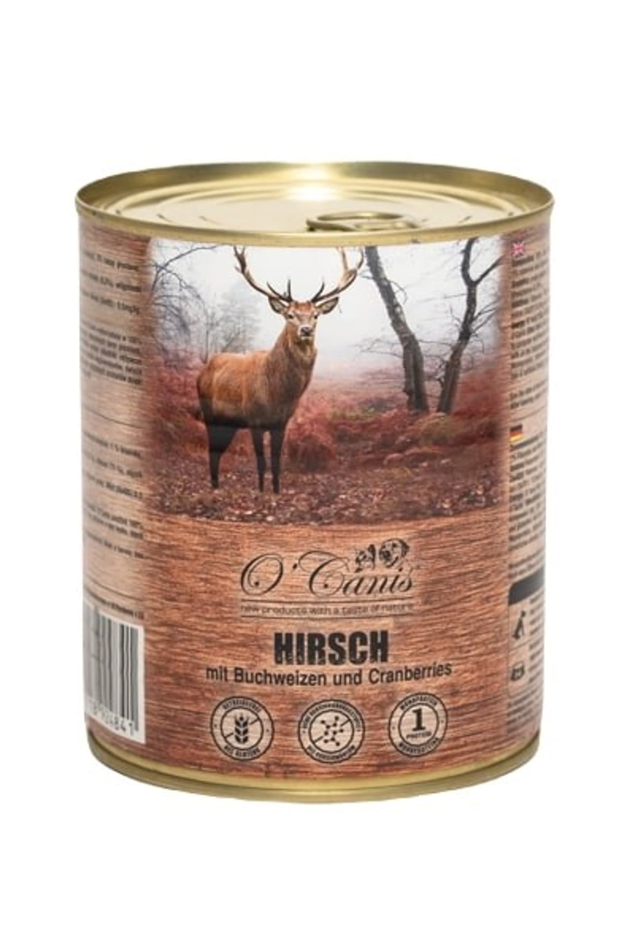 

O'Canis konserwa dla psa, Jeleń z kaszą gryczaną 800g