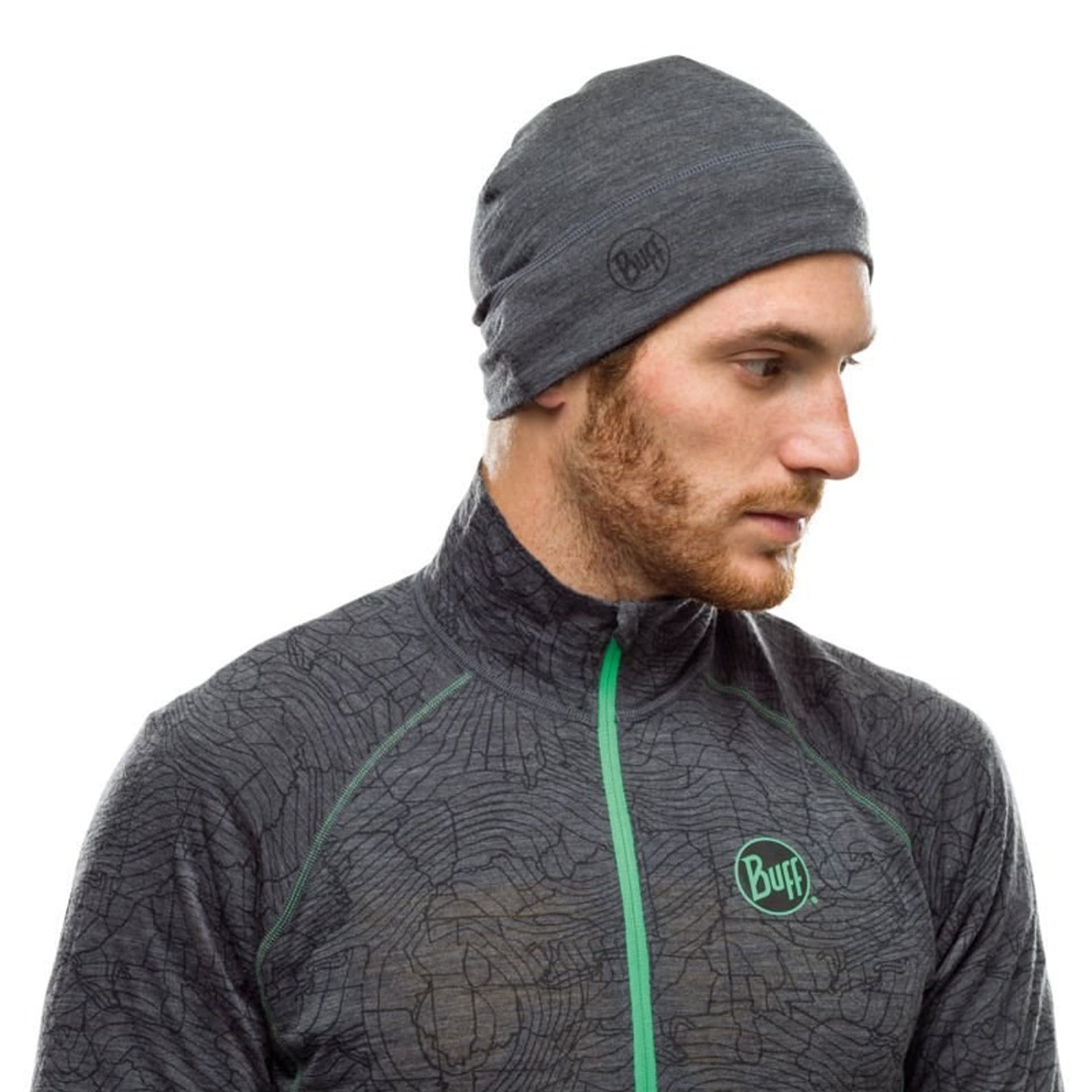 

BUFF Czapka MERINO LIGHTWEIGHT BEANIE SOLID GREY onesize Standard
