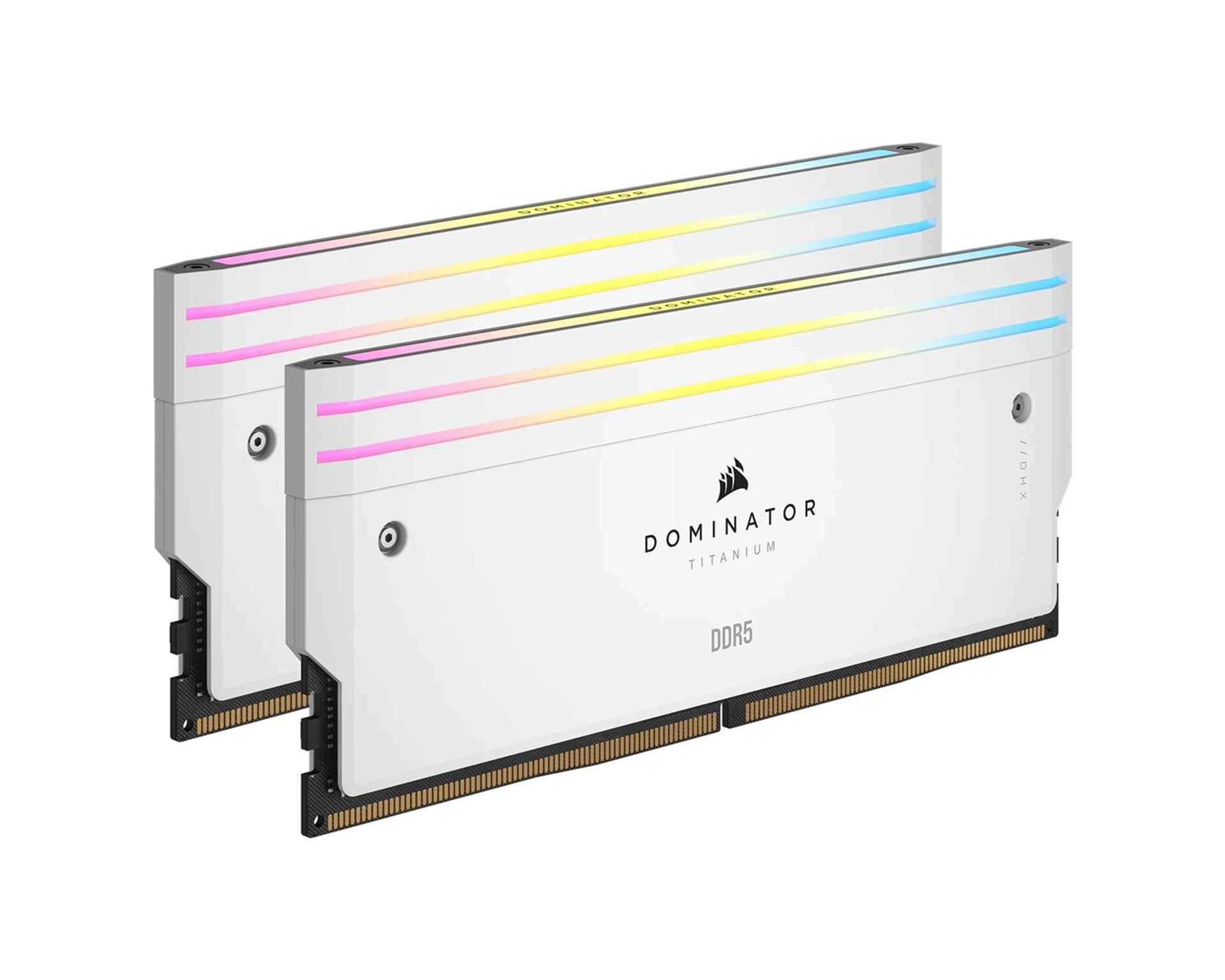 

Pamięć DDR5 Corsair DOMINATOR TITANIUM RGB 64GB (2x32 GB) WHITE 6600 MT/s CL32 Intel XMP, 2x32 gb) white 6600 mt/s cl32 intel xm