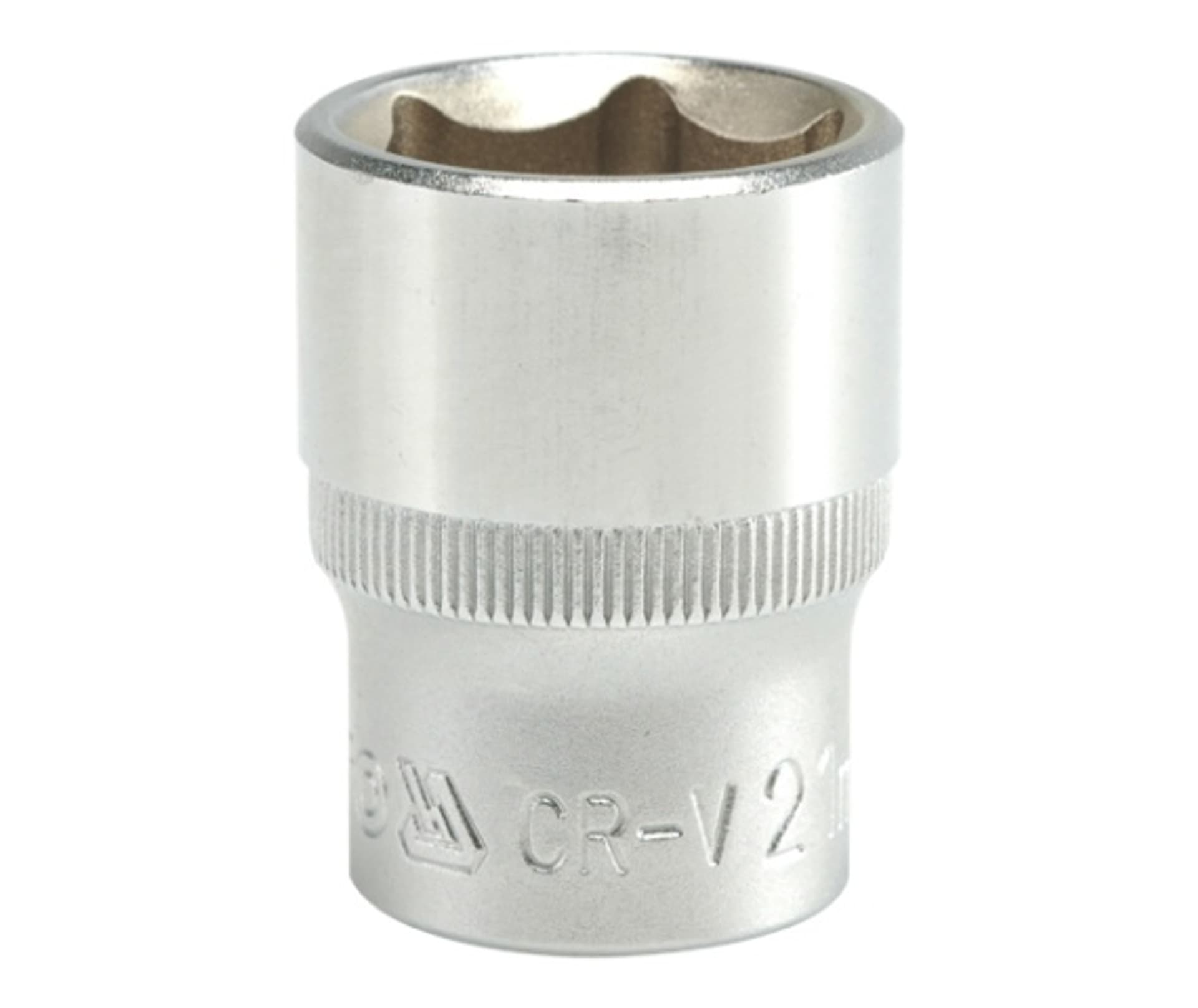 

NASADKA KRÓTKA 6-KĄTNA CHROMOWANA 1/2'' 21MM