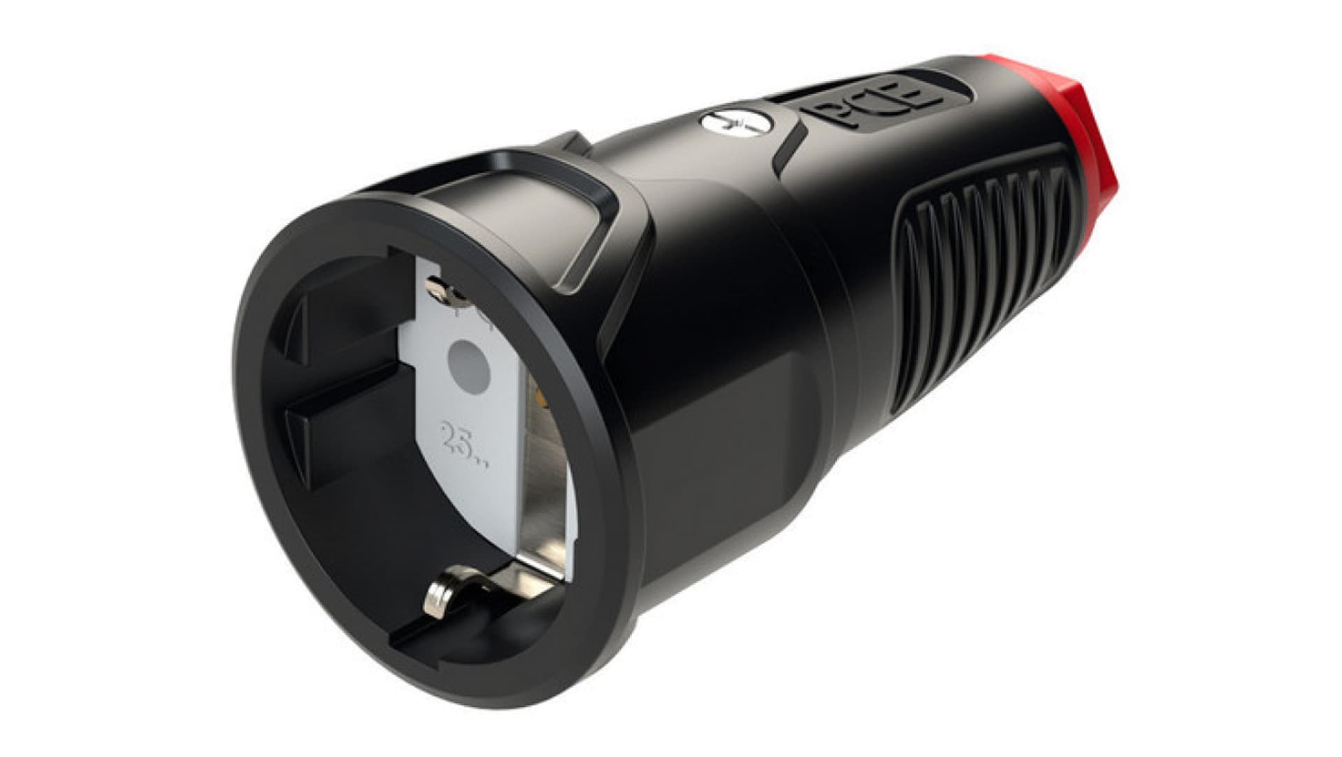 

Gniazdo przenośne gumowe 16A 2P+Z 230V SCHUKO VDE IP20 TAURUS2 2510-sr