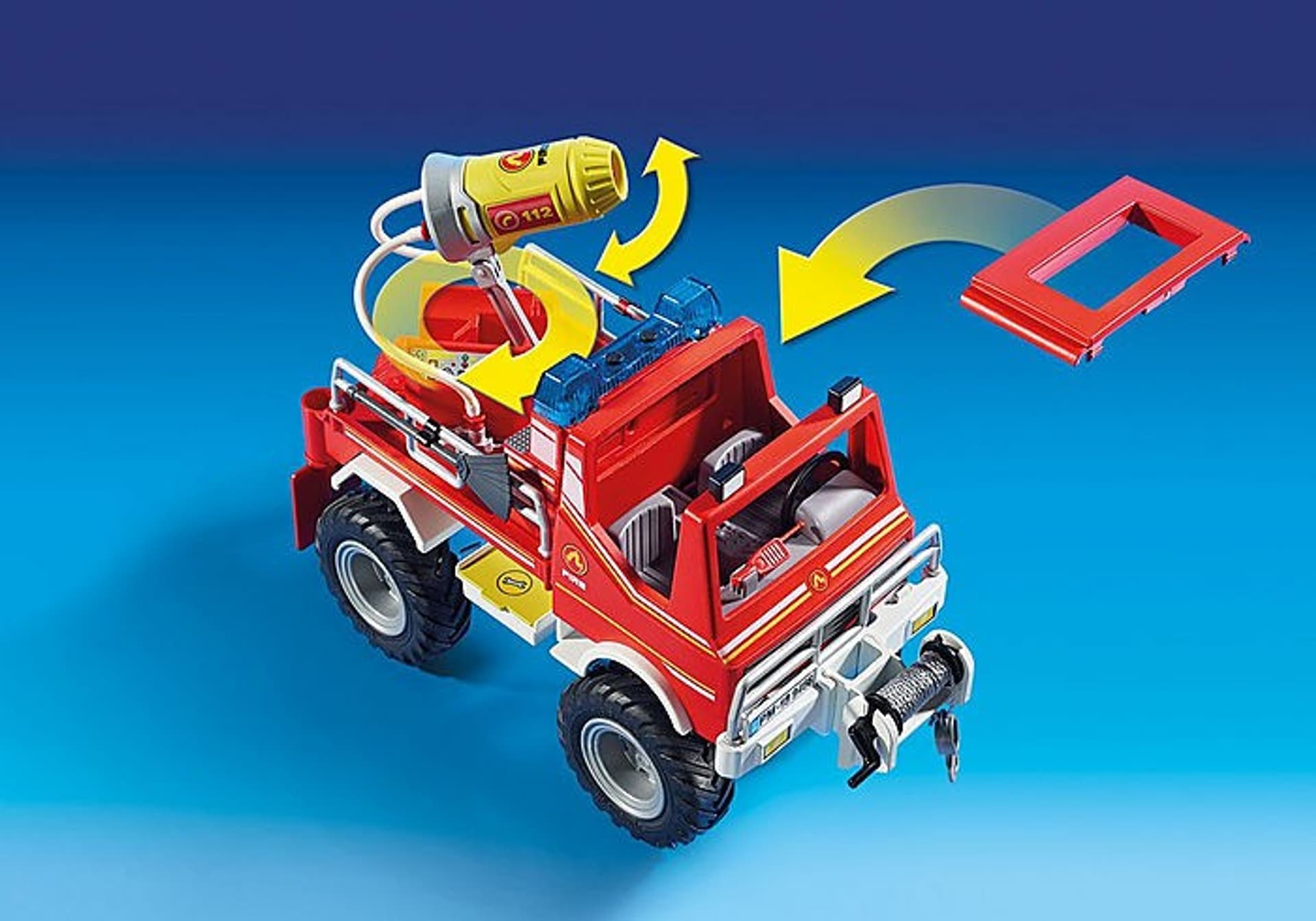 

Zestaw z figurkami City Action 9466 Terenowy wóz strażacki