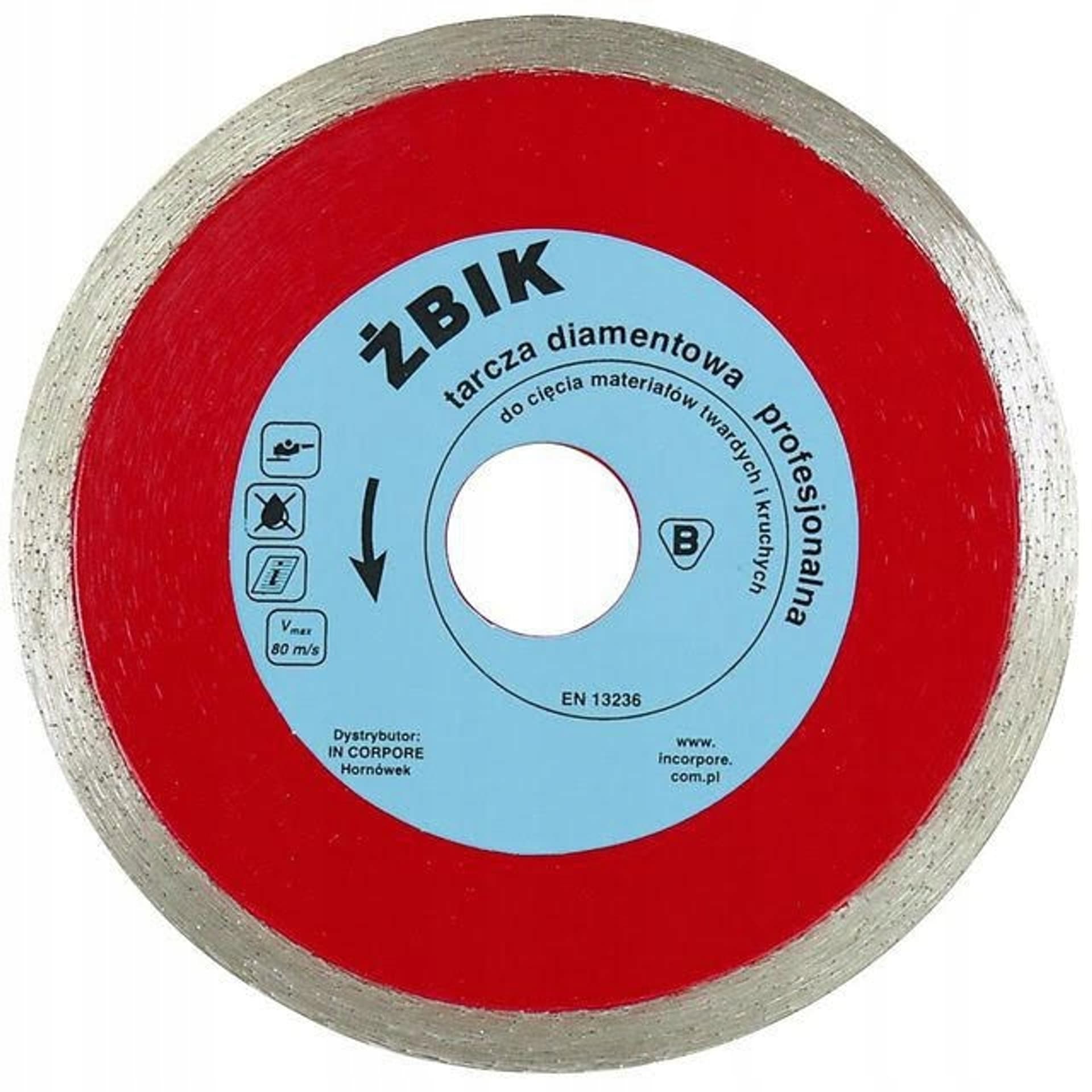 

TARCZA DIAMENTOWA GŁADKA ŻBIK 125MM