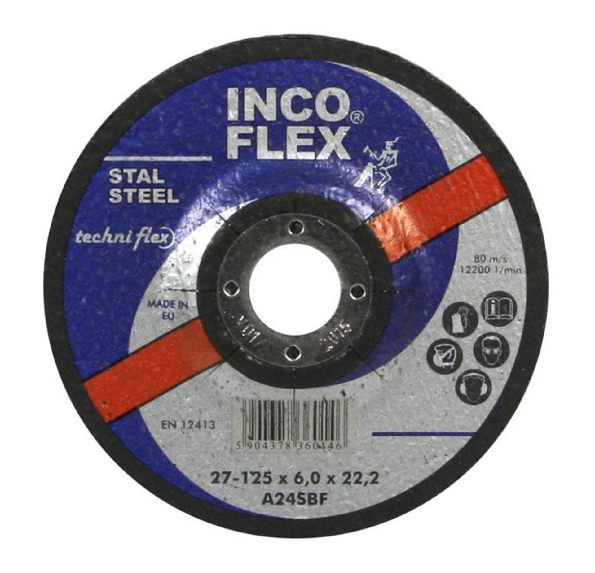

TARCZA WYPUKŁA T27 125*3.2*22