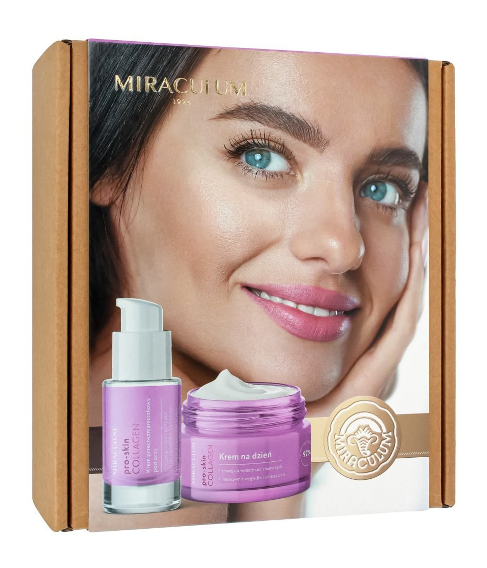 

Miraculum Collagen Pro-Skin zestaw krem na dzień 50ml + krem przeciwzmarszczkowy pod oczy 15ml