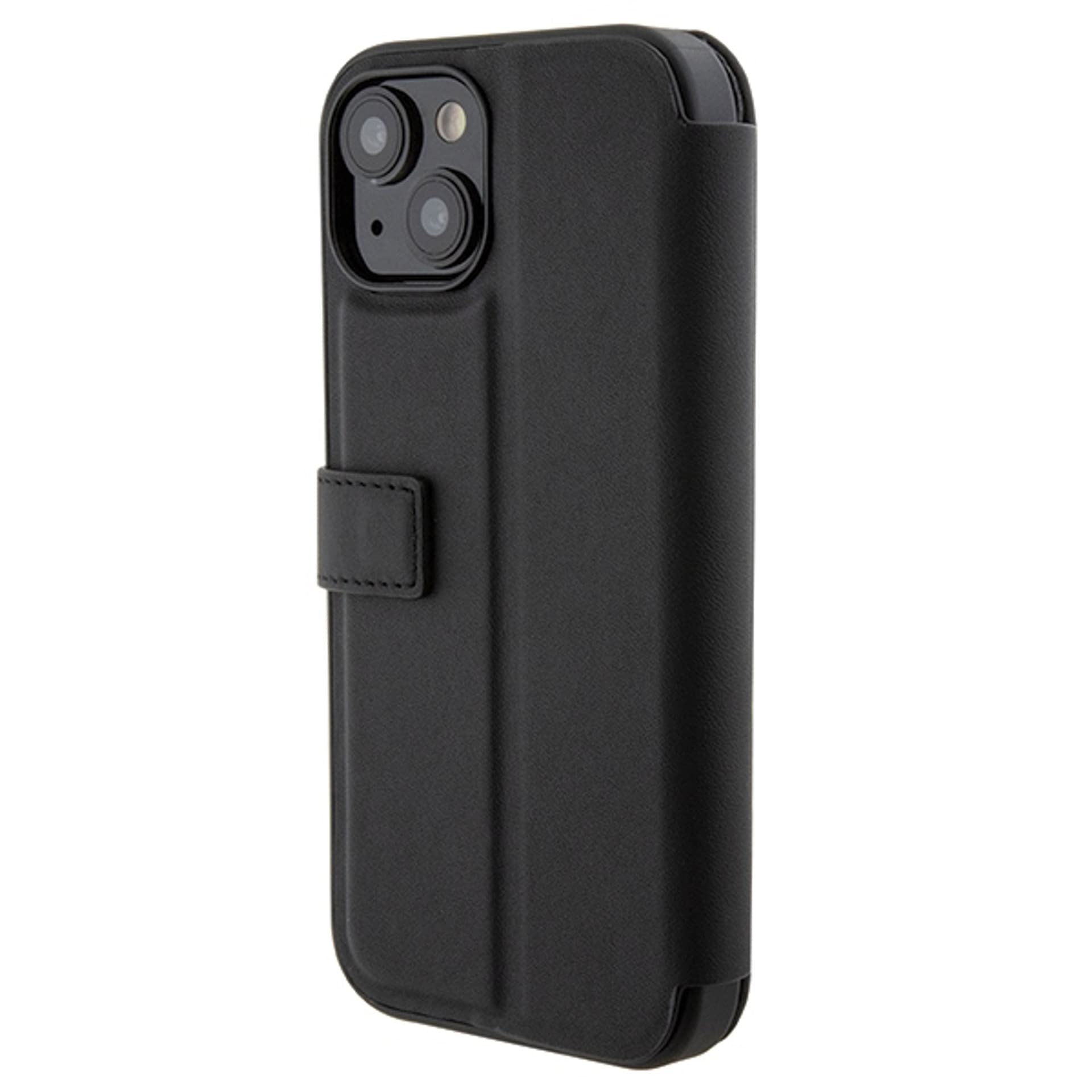 

BMW BMBKP15S22RDPK iPhone 15 6.1" czarny/black bookcase Leather Textured & Stripe