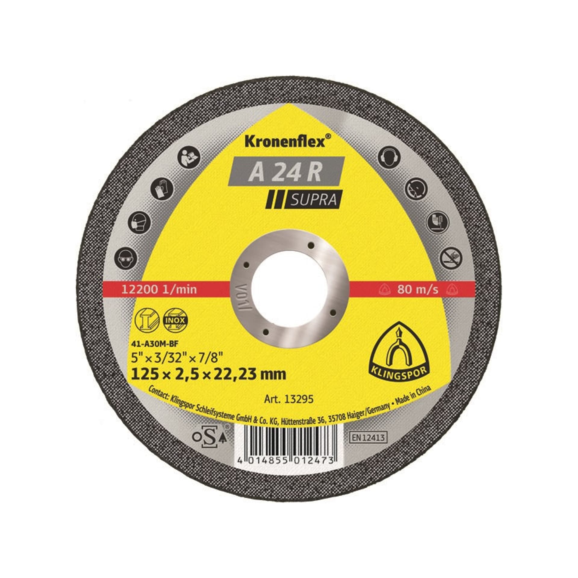 

Tarcza do cięcia-stal a24r supra 400*4,5*32 pł.szt.1[292932]