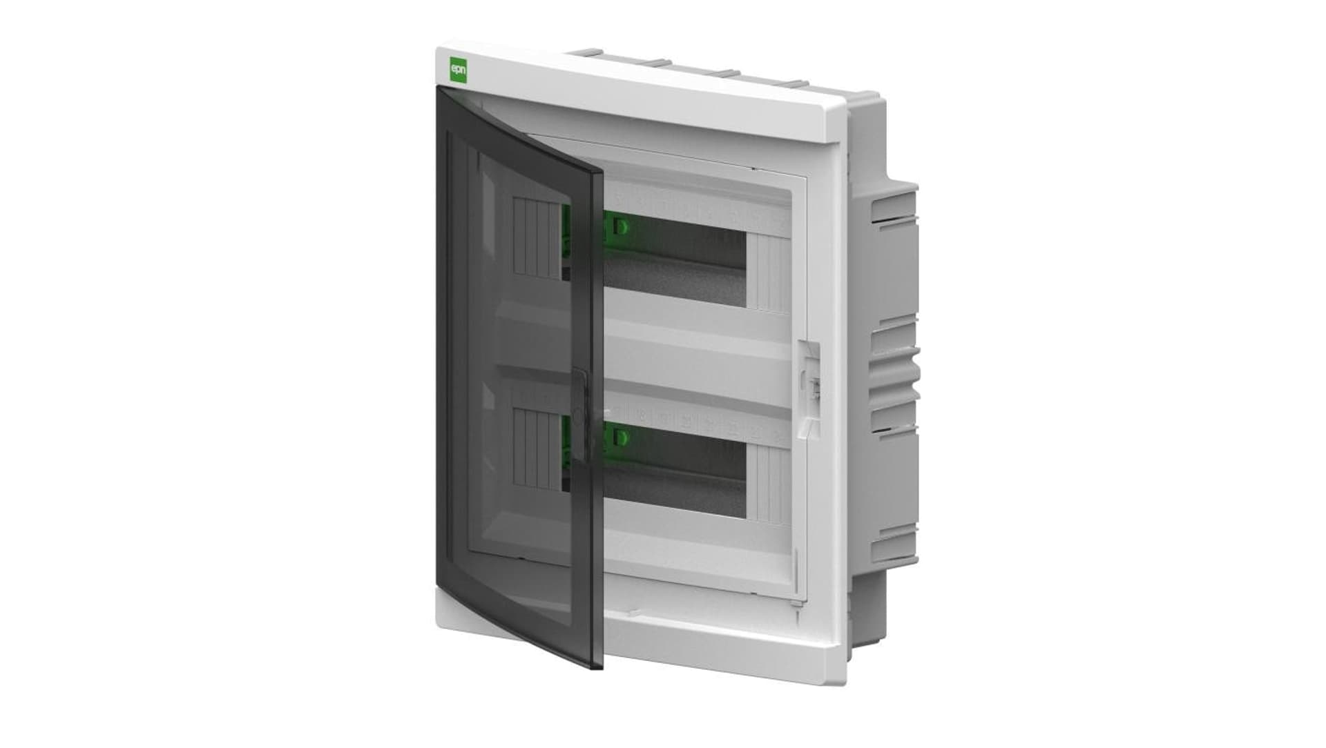 

Rozdzielnica modułowa podtynkowa elektryczna Elegant 2x12 PE+N IP40 drzwi dymne 2435-01