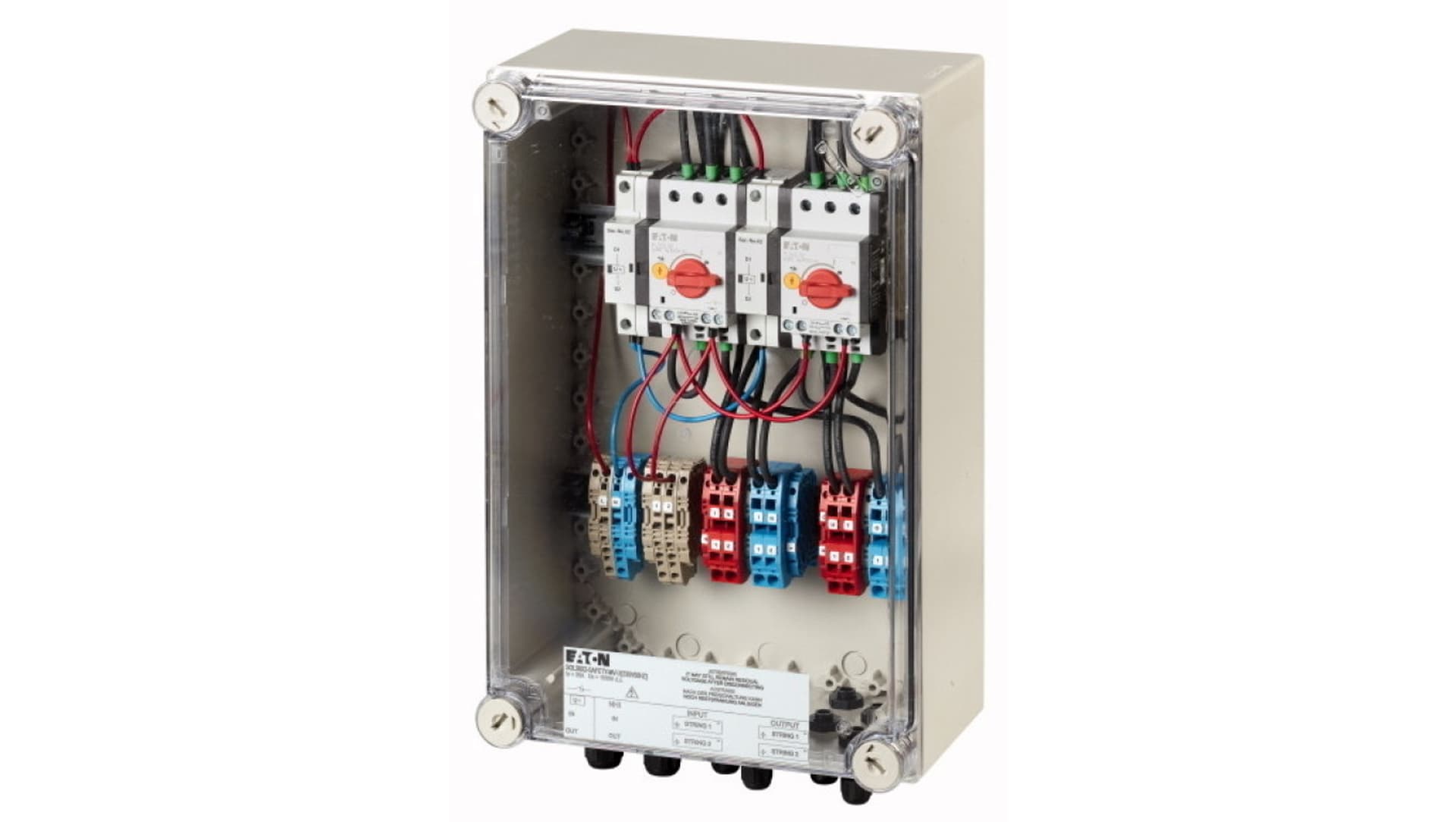 

Rozłącznik przeciwpożarowy SOL30-SAFETY na 2 stringi, MC4, 230VAC SOL30X2-SAFETY-MC4-U 168098