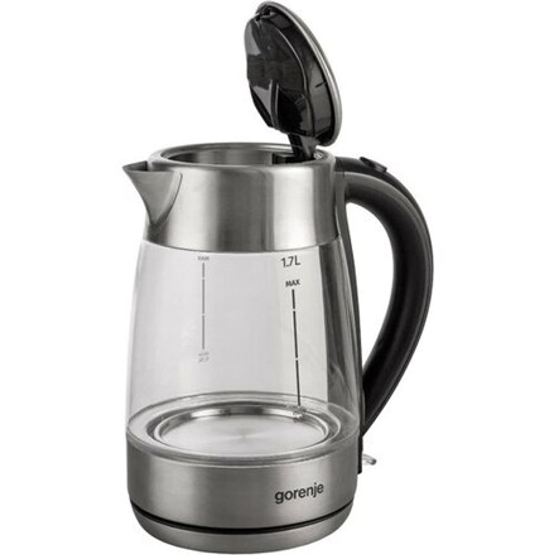 

Czajnik Gorenje K17GE elektryczny 2150 W 1,7 l szkło obrotowa podstawa 360° przezroczysty/stal nierdzewna