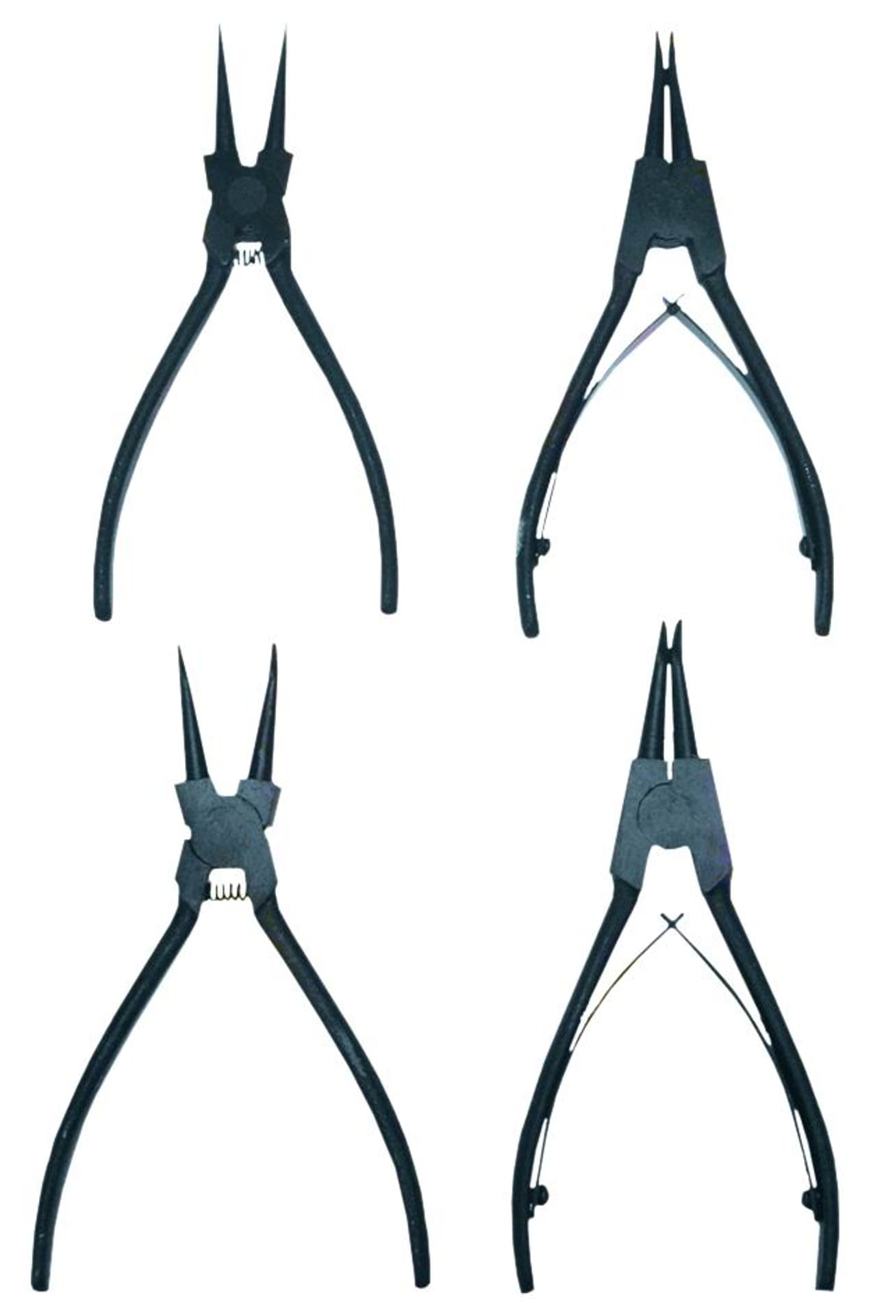

Szczypce segera do pierścieni osadczych 150 mm, zewnętrzne, wygięte