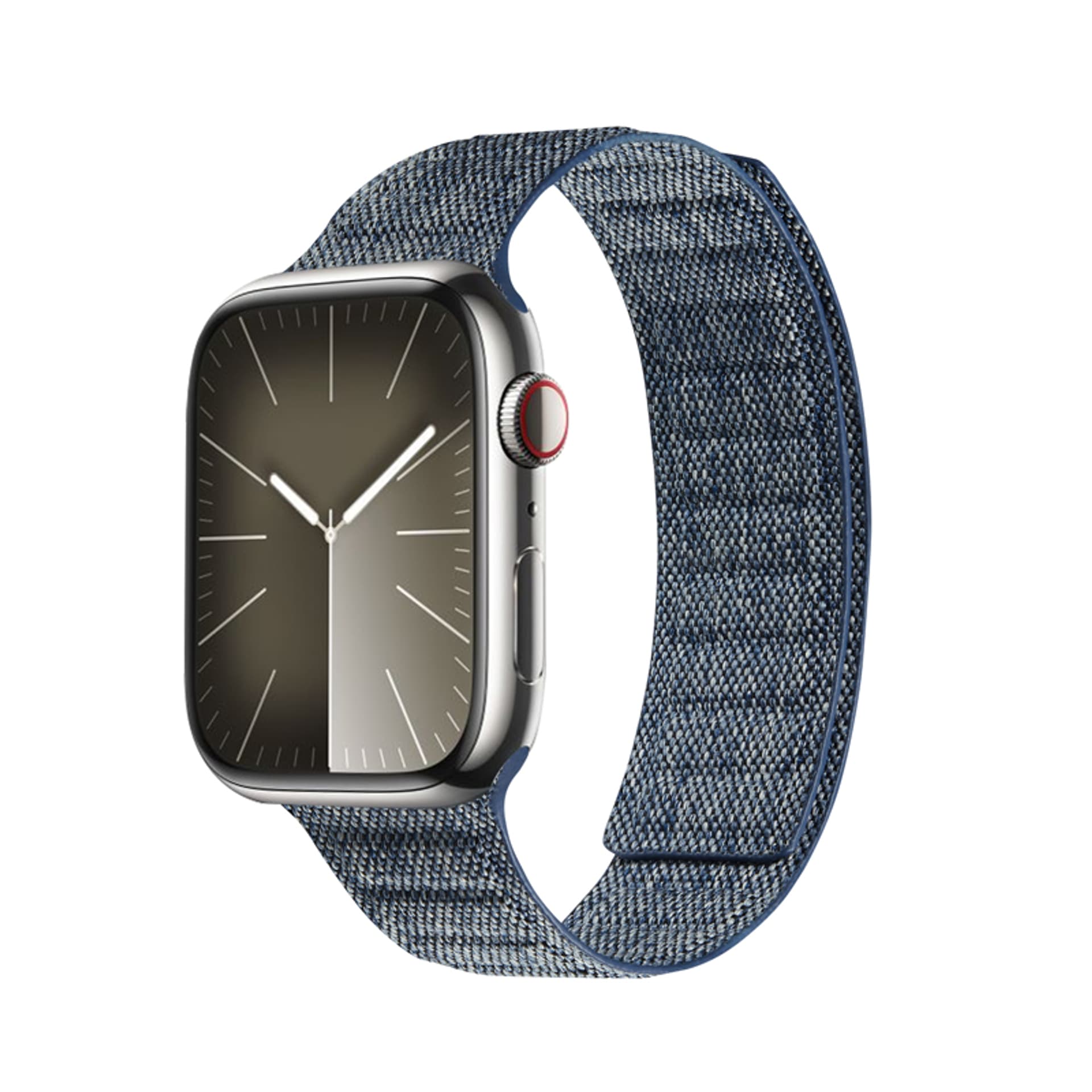 

Crong Melange - Pasek magnetyczny do Apple Watch 42/44/45/49 mm (niebieski melanż)