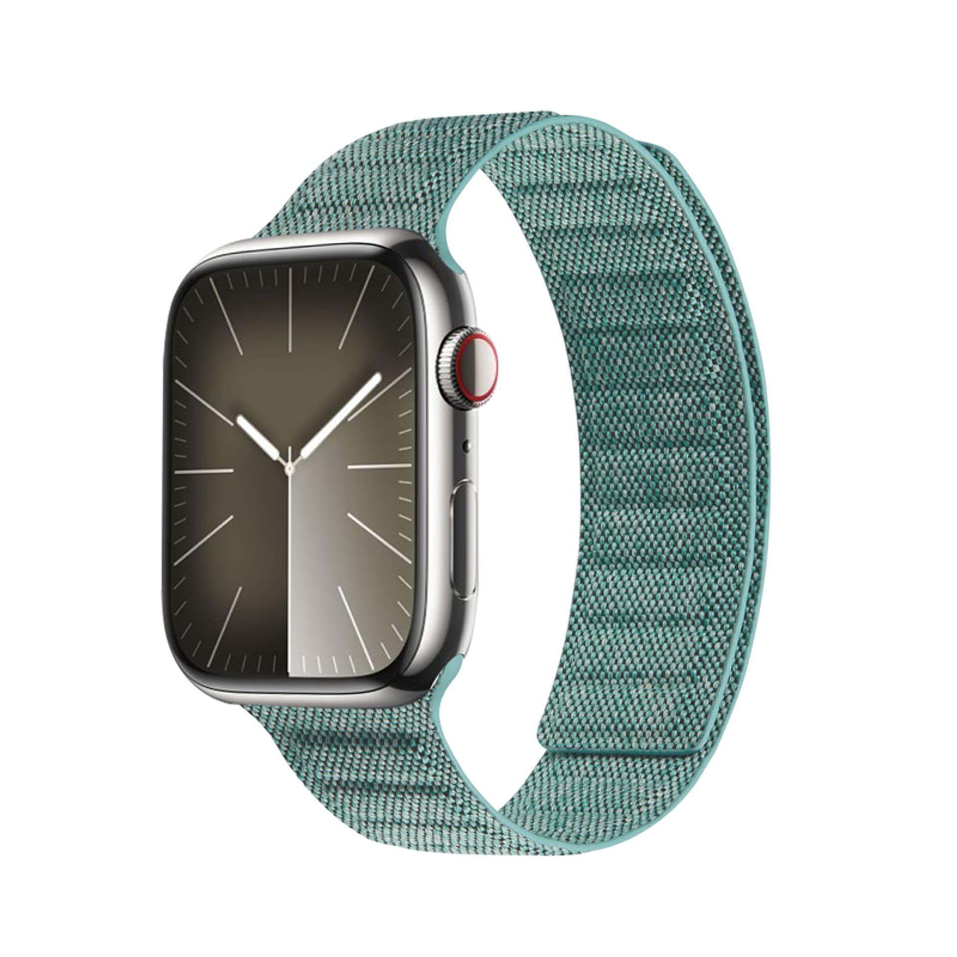 

Crong Melange - Pasek magnetyczny do Apple Watch 38/40/41 mm (turkusowy melanż)