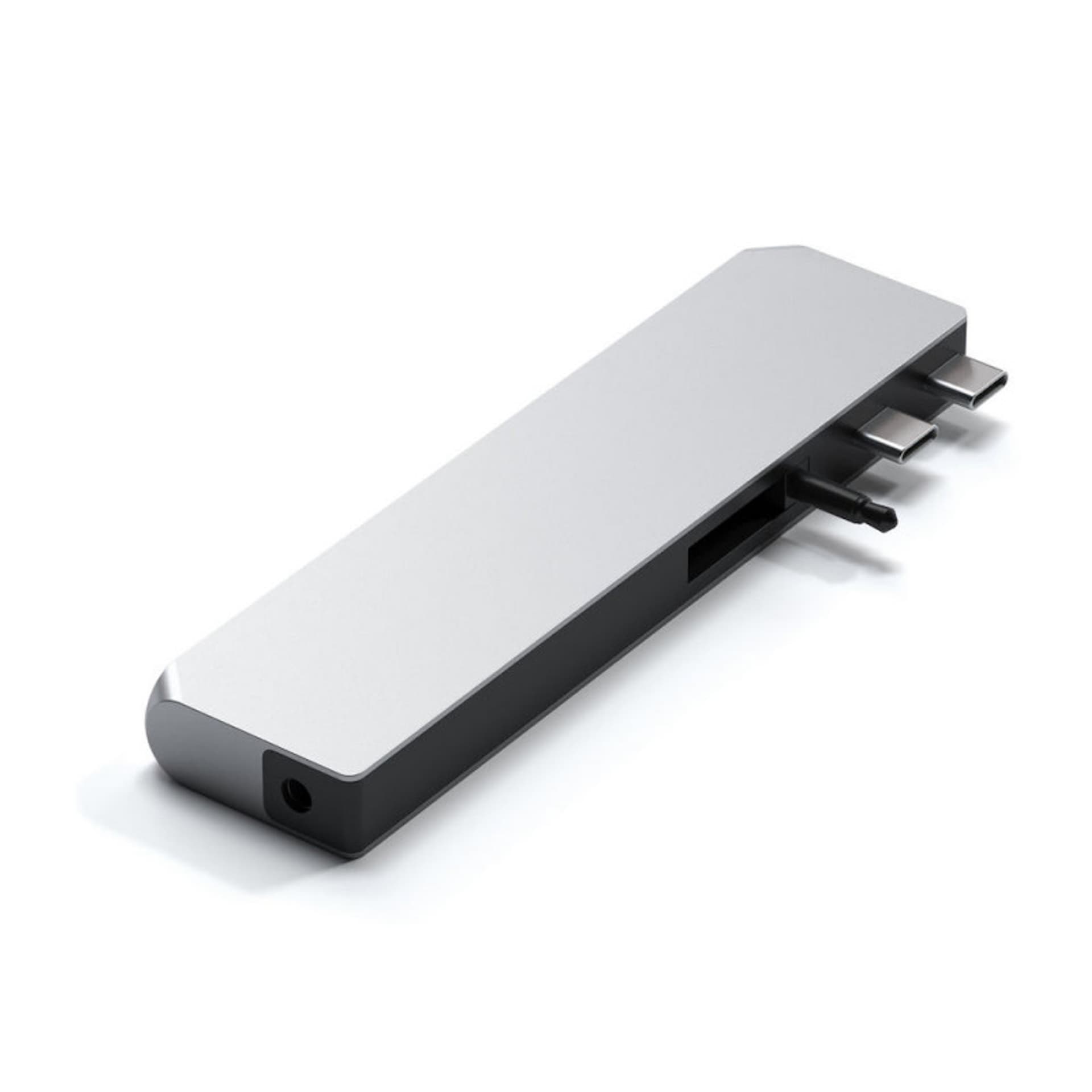

Satechi Pro Hub max - aluminiowy Hub z podwójnym USB-C do MacBook (2x USB-C, USB-A, 4K HDMI, czytnik kart micro/SD, Ethernet, jack port) (silver)