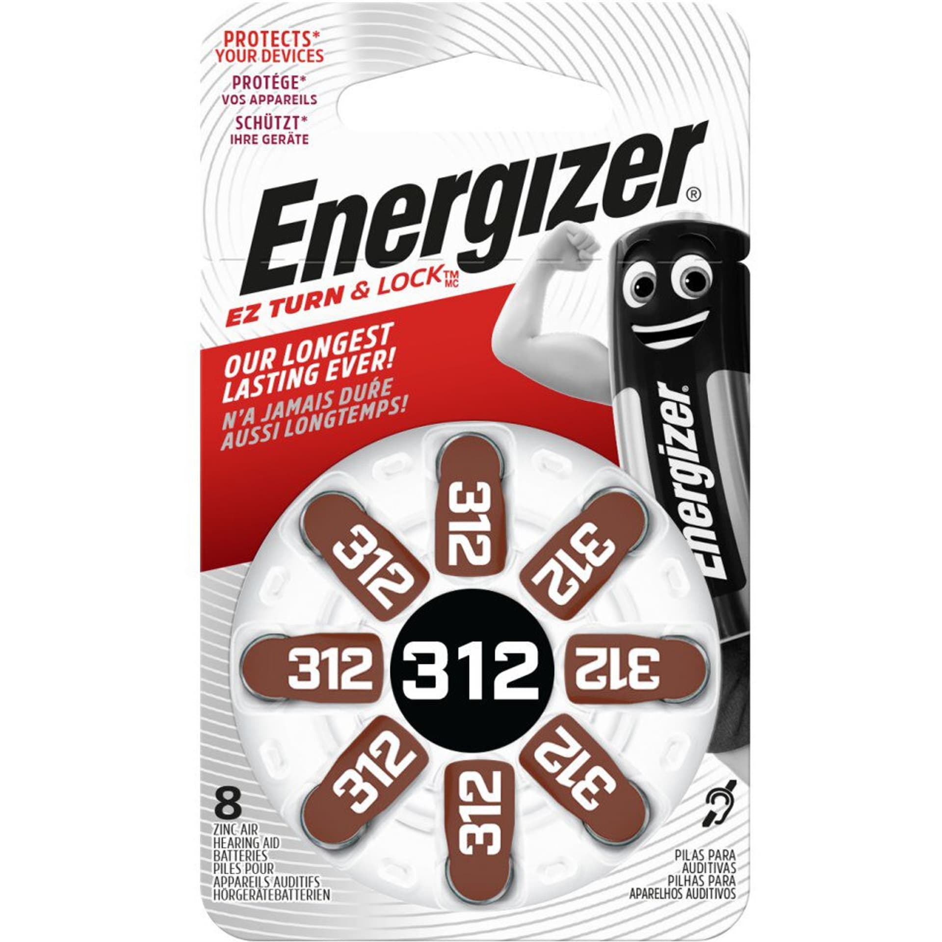 

BATERIA ENERGIZER SŁUCHOWA TFT AZ 312 /8
