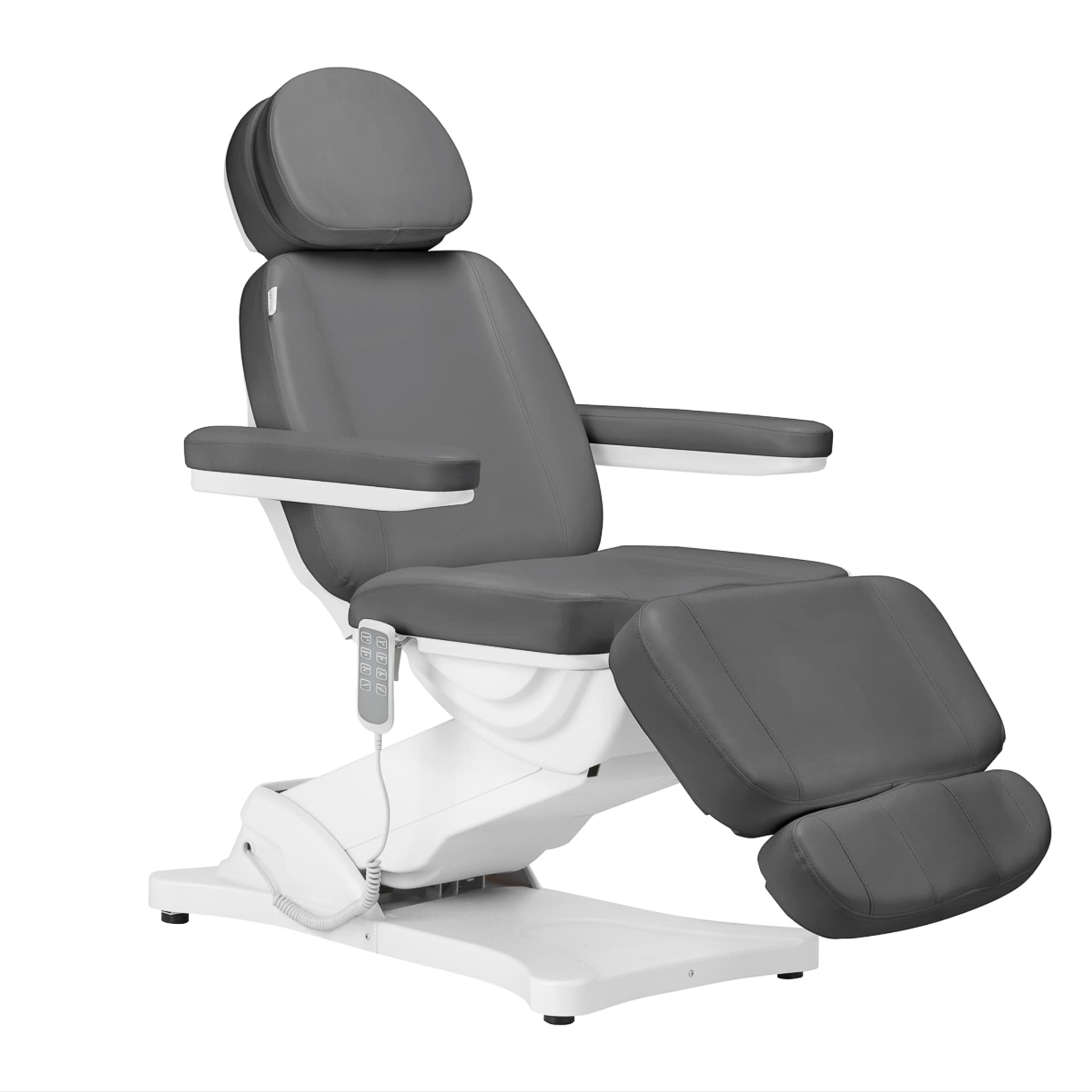 

Elektryczny fotel kosmetyczny SILLON CLASSIC 4 silniki z kołyską szary