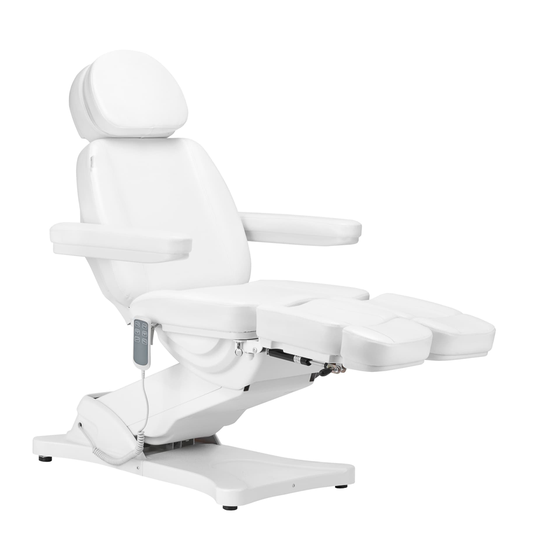 

Elektryczny fotel kosmetyczny SILLON CLASSIC 3 silniki z kołyską pedi biały