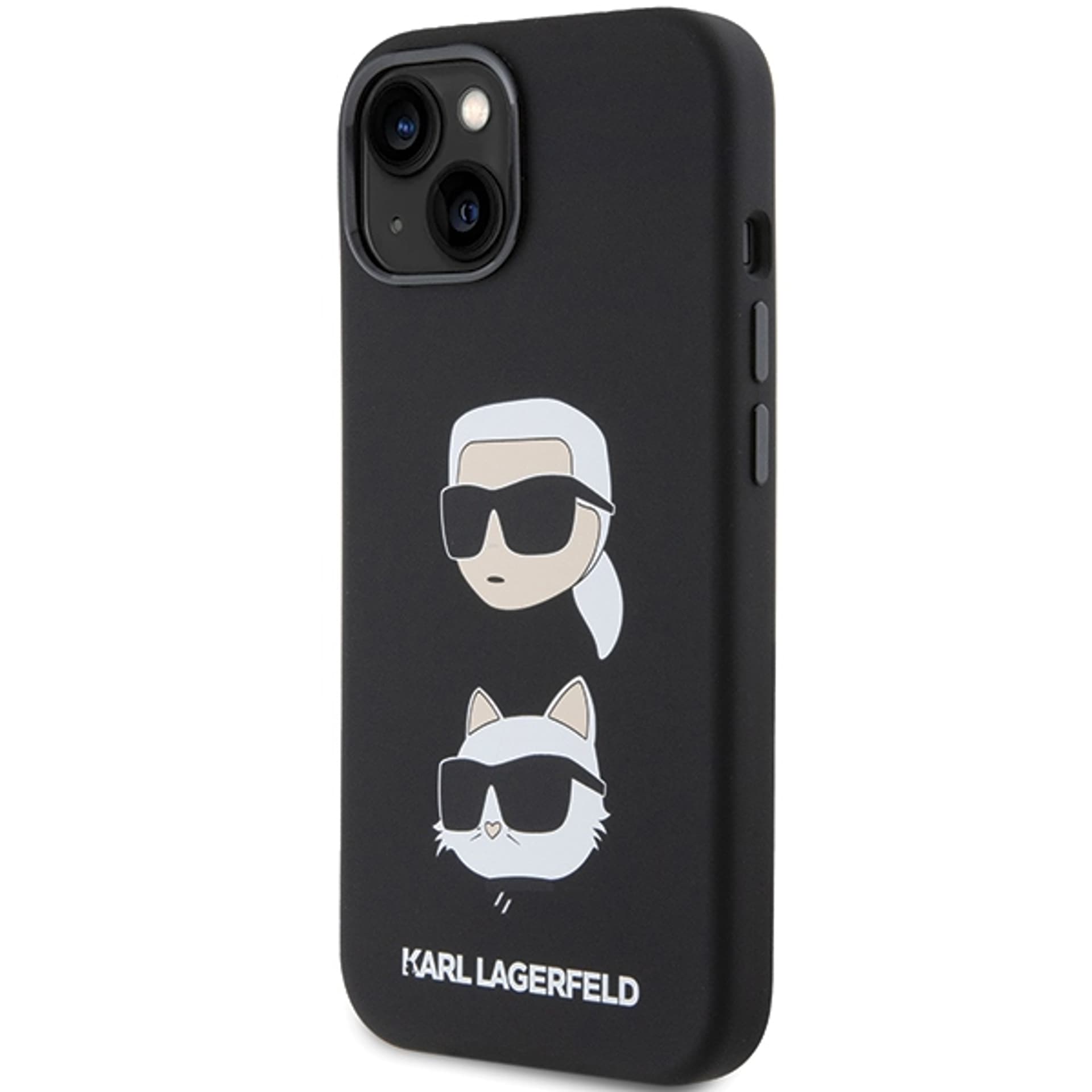 

Karl Lagerfeld KLHCP15MSDHKCNK iPhone 15 Plus / 14 Plus 6.7" czarny/black Silicone Karl&Choupette Head