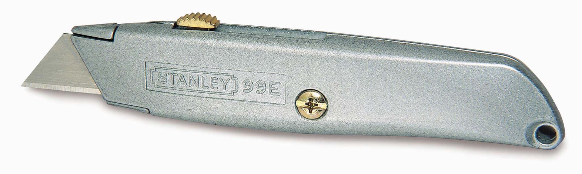 

Nożyk metalowy '99e', ostrze chowane, 3 ostrza zapasowe [l]