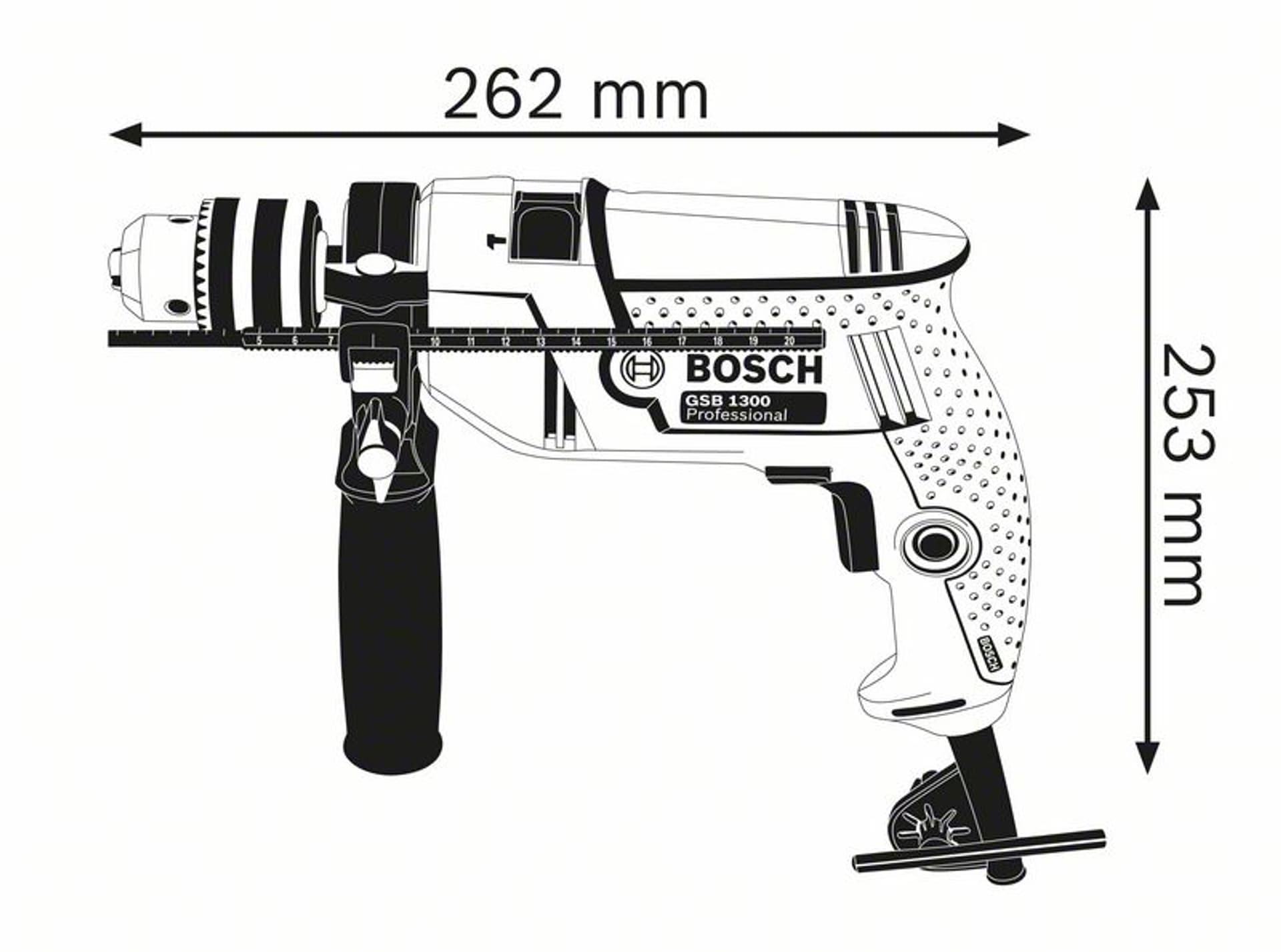 

WIERTARKA UDAROWA GSB 550 - ZUW 550W + ACC
