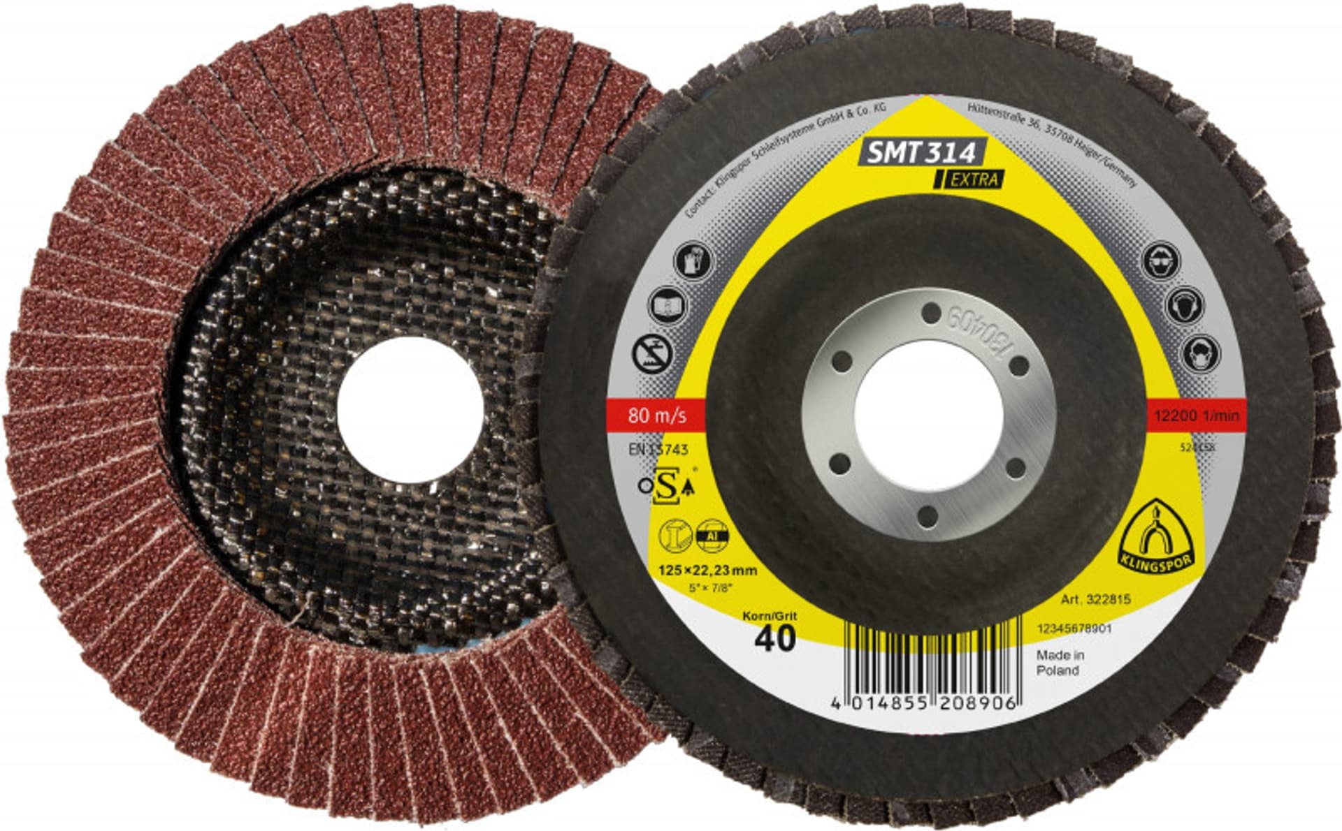 

LAMELKA SMT314 GRANULACJA 120 125MM 322819