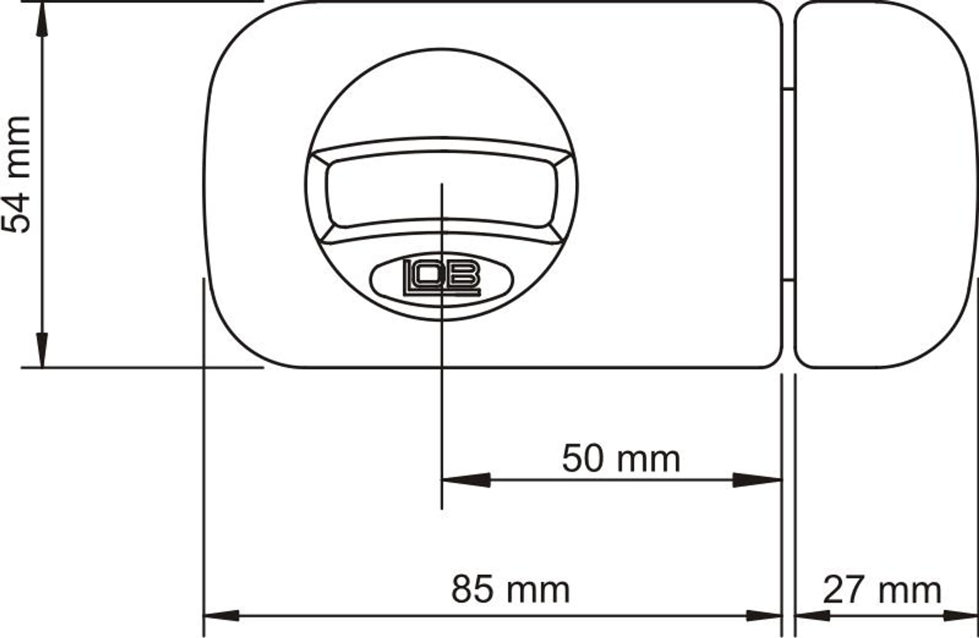 

ZAMEK NAWIERZCHNIOWY 3 KLUCZE TB51 50MM BIAŁY